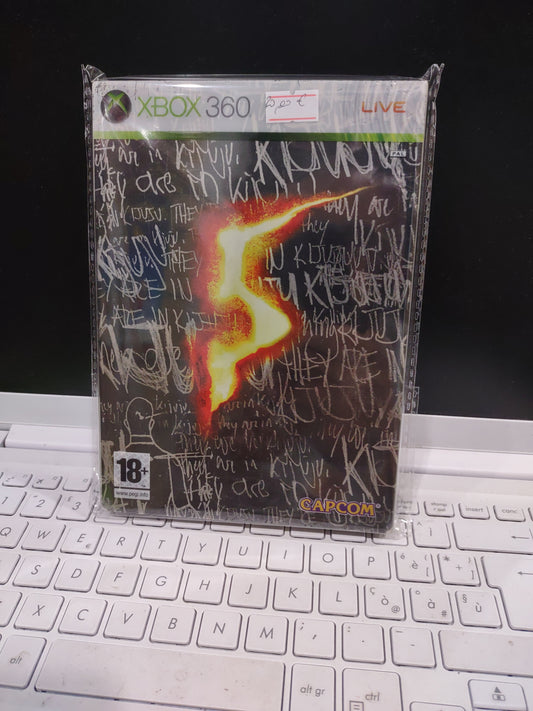 Gioco Resident evil 5 limited edition steelbook Xbox 360