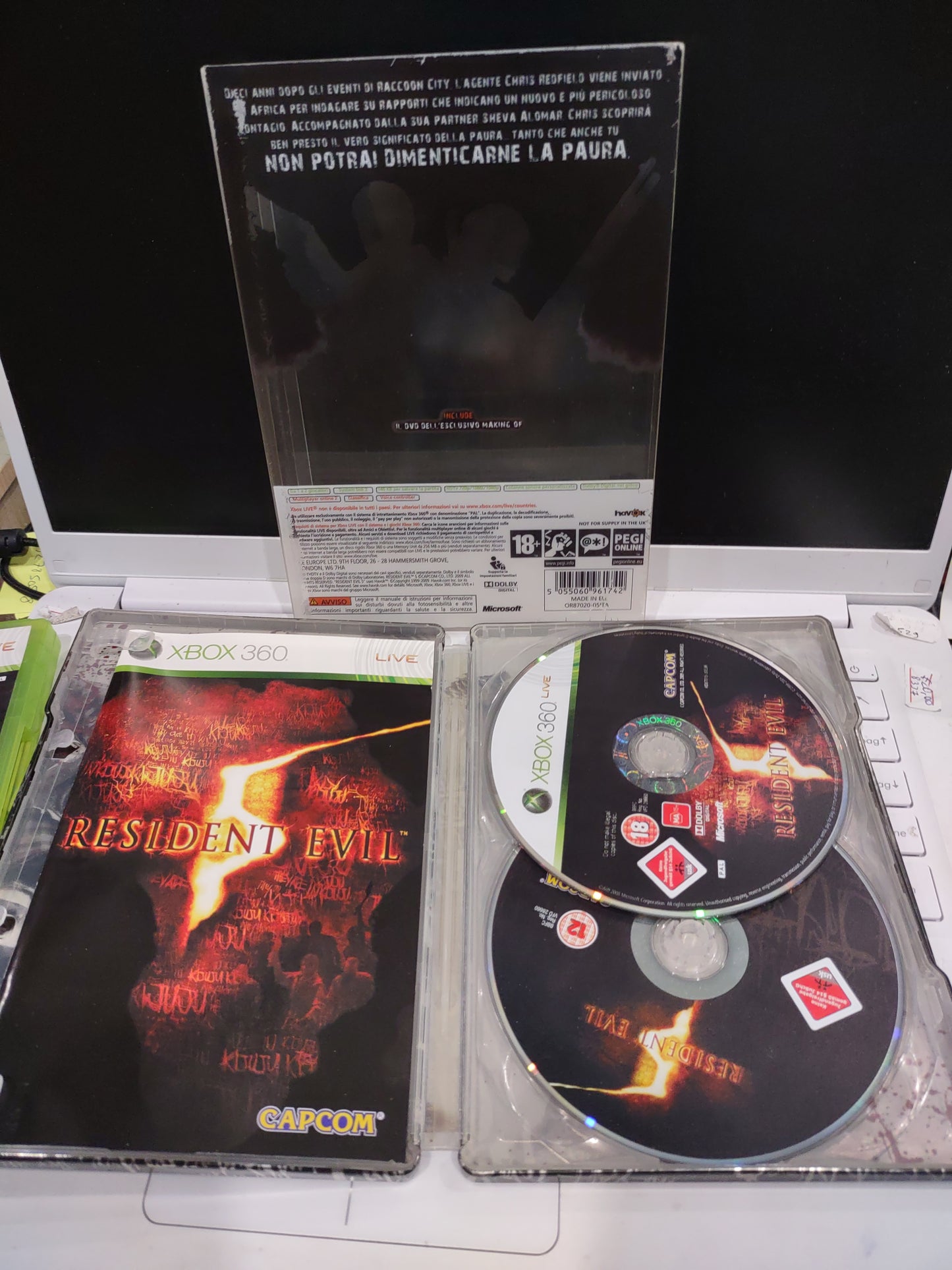 Gioco Resident evil 5 limited edition steelbook Xbox 360