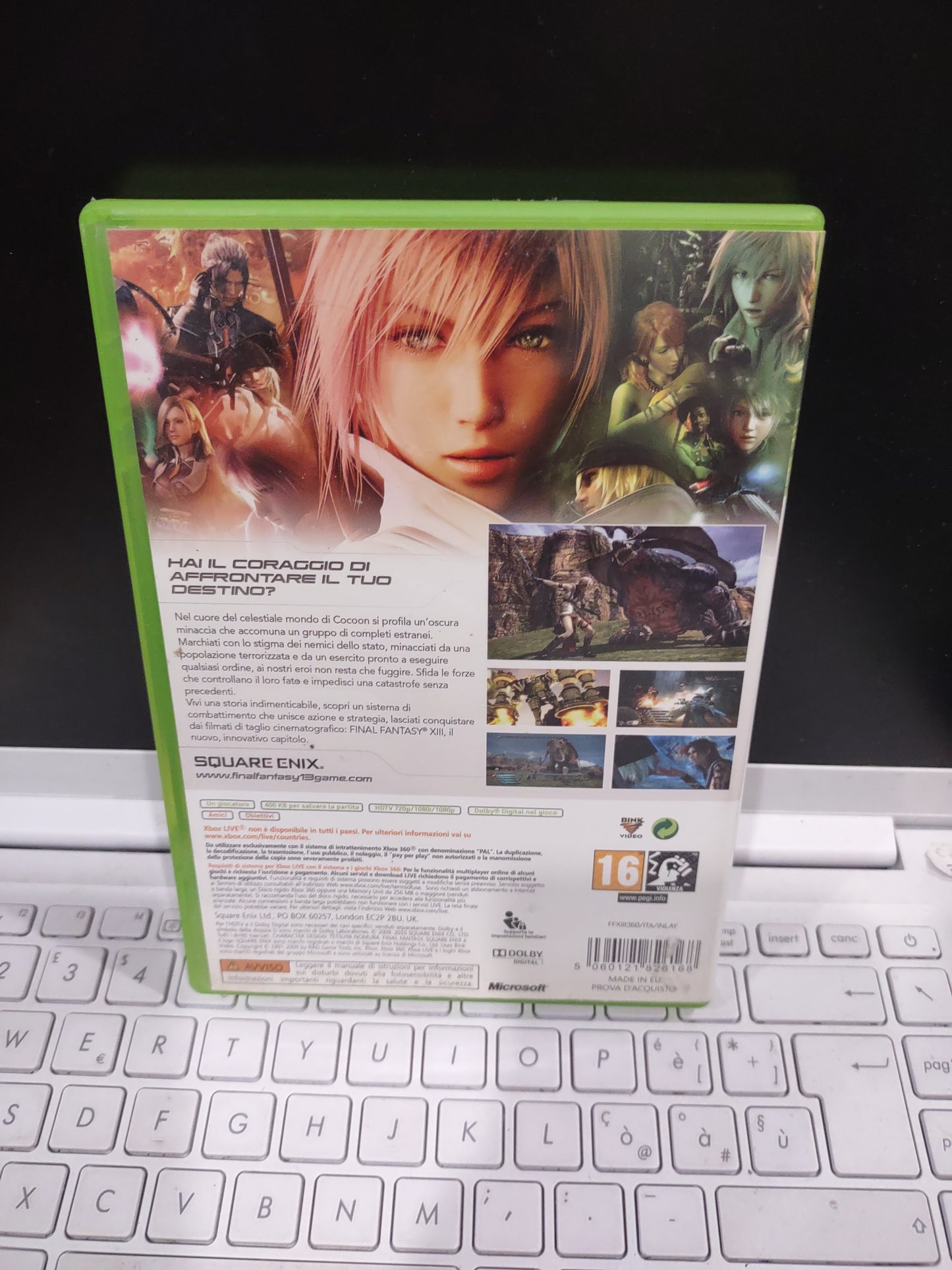 Gioco Xbox 360 final Fantasy XIII PAL