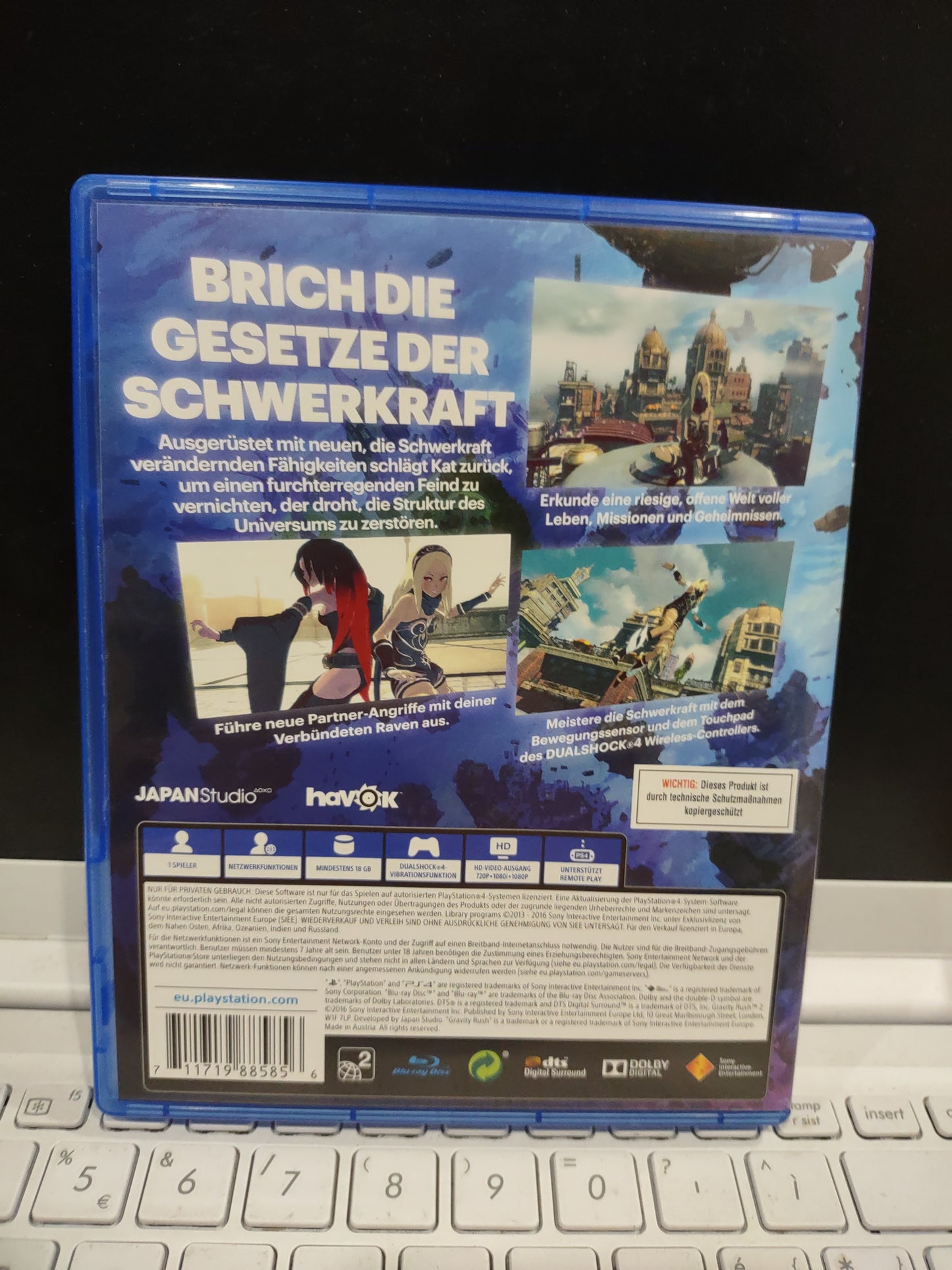 Gioco PlayStation PS4 Gravity Rush 2