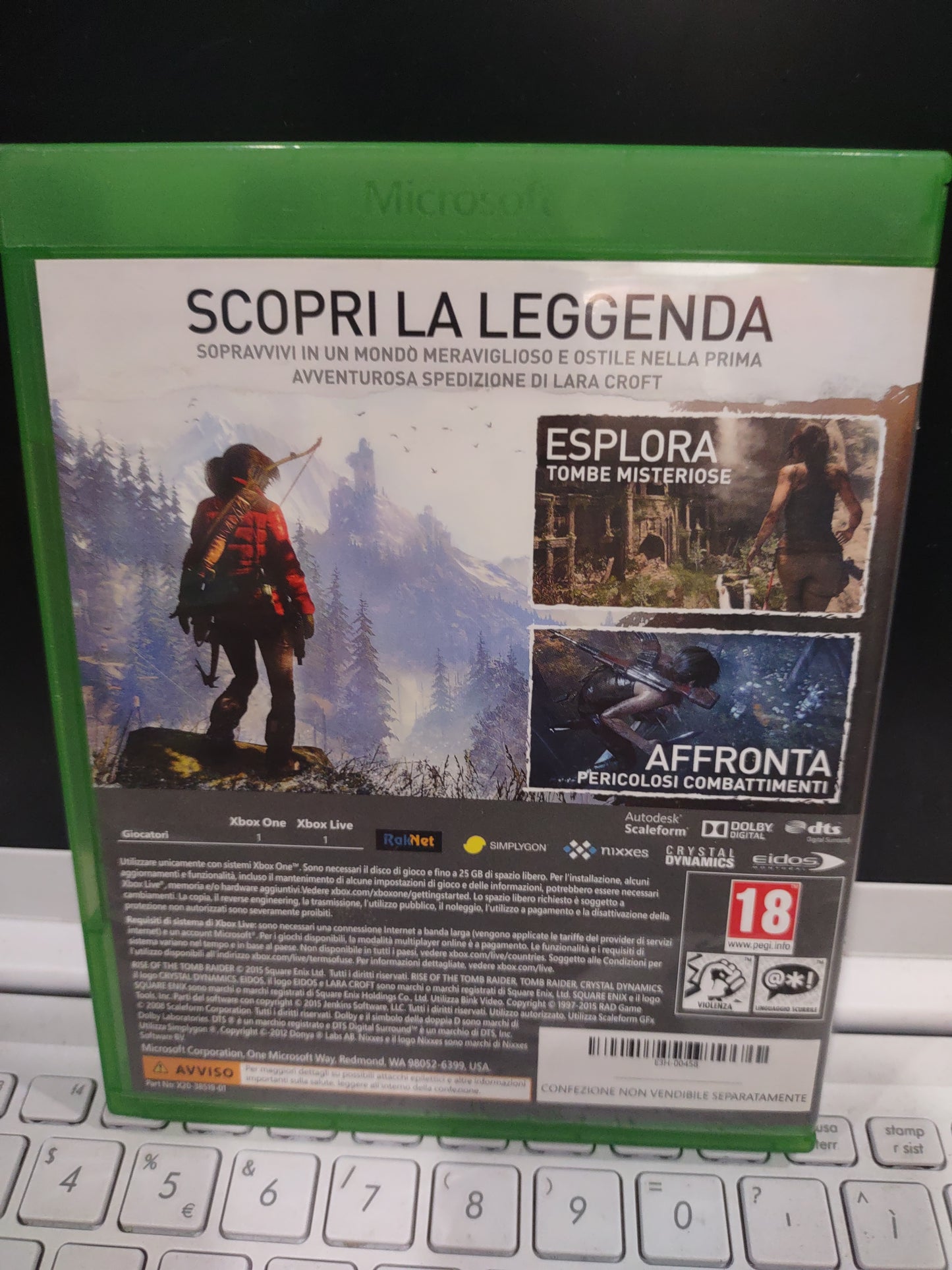 Gioco Xbox One rise of the tomb Raider