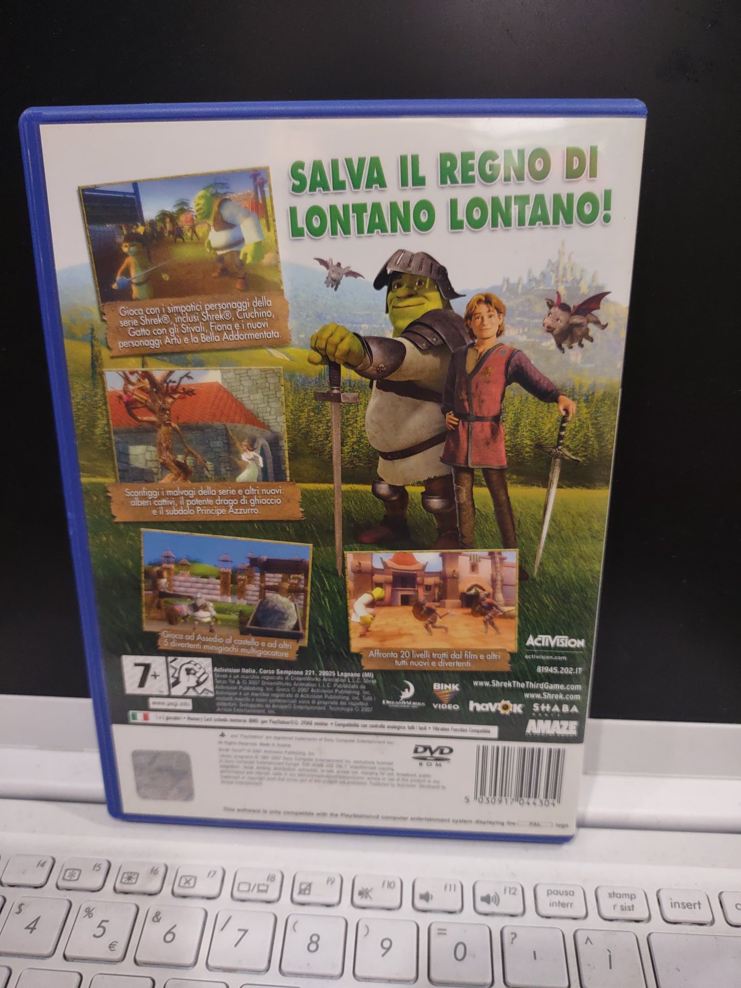 Gioco PlayStation PS2 Shrek terzo