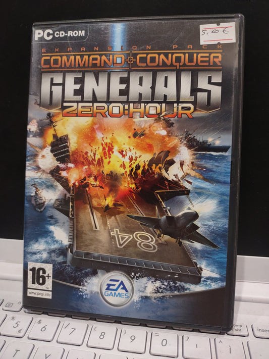 Gioco PC computer Command & conquer generals zero hour expansion pack