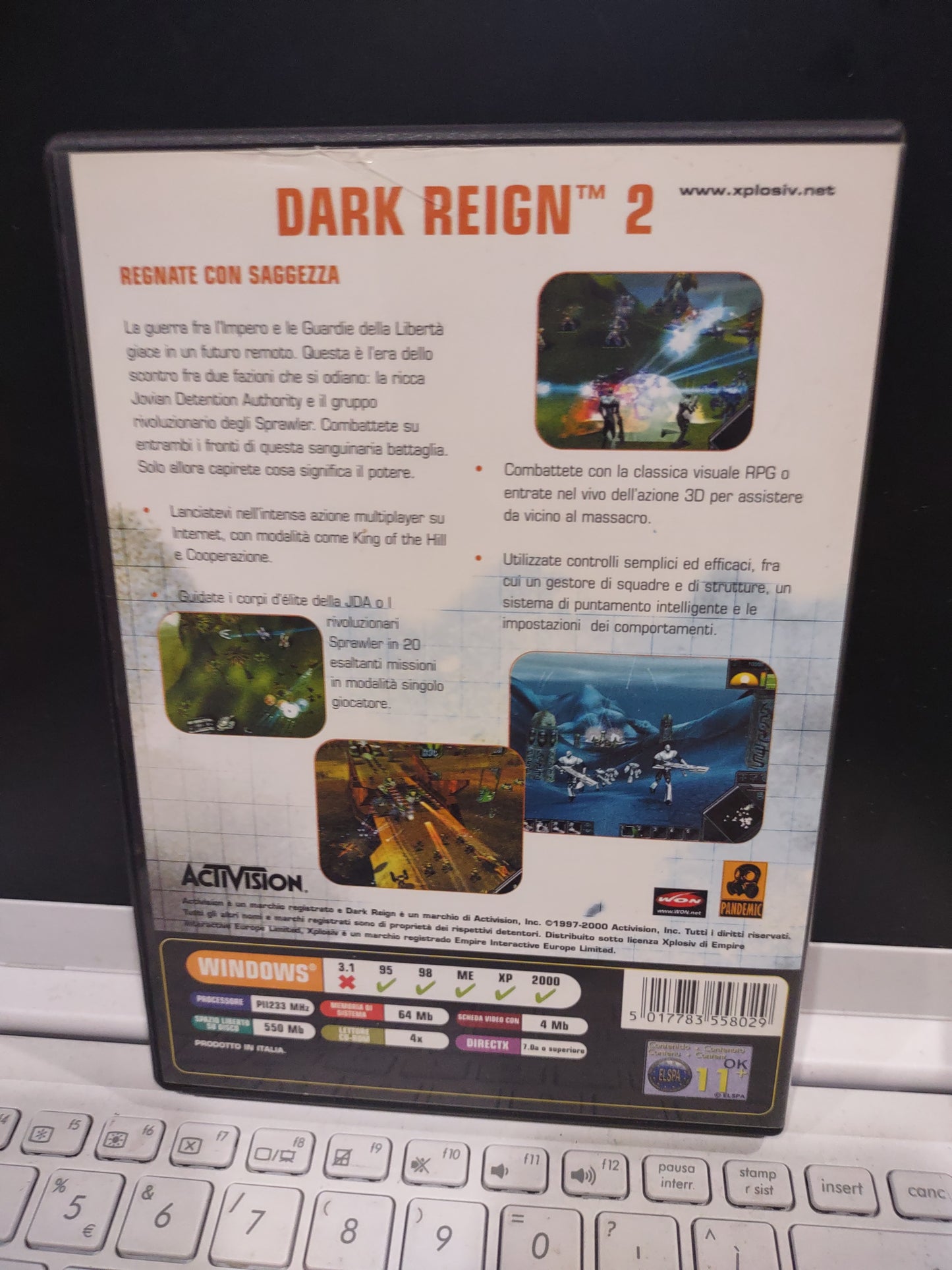 Gioco PC computer dark reign 2