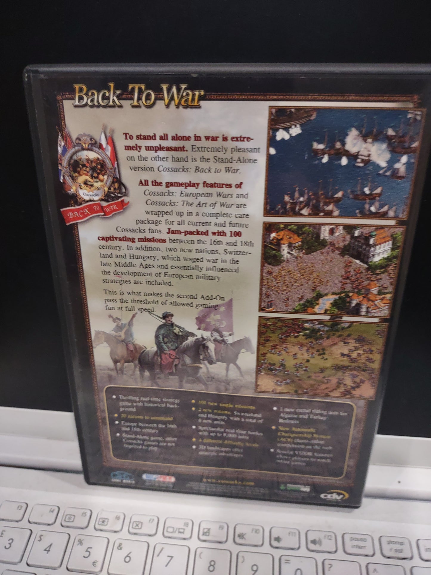 Gioco PC computer back to war