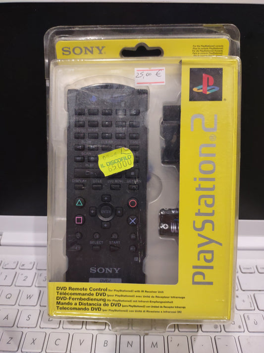 Telecomando PlayStation PS2 Sony black con scatola dvd remote control