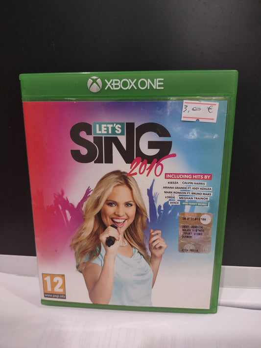 Gioco Xbox One let's sing 2016