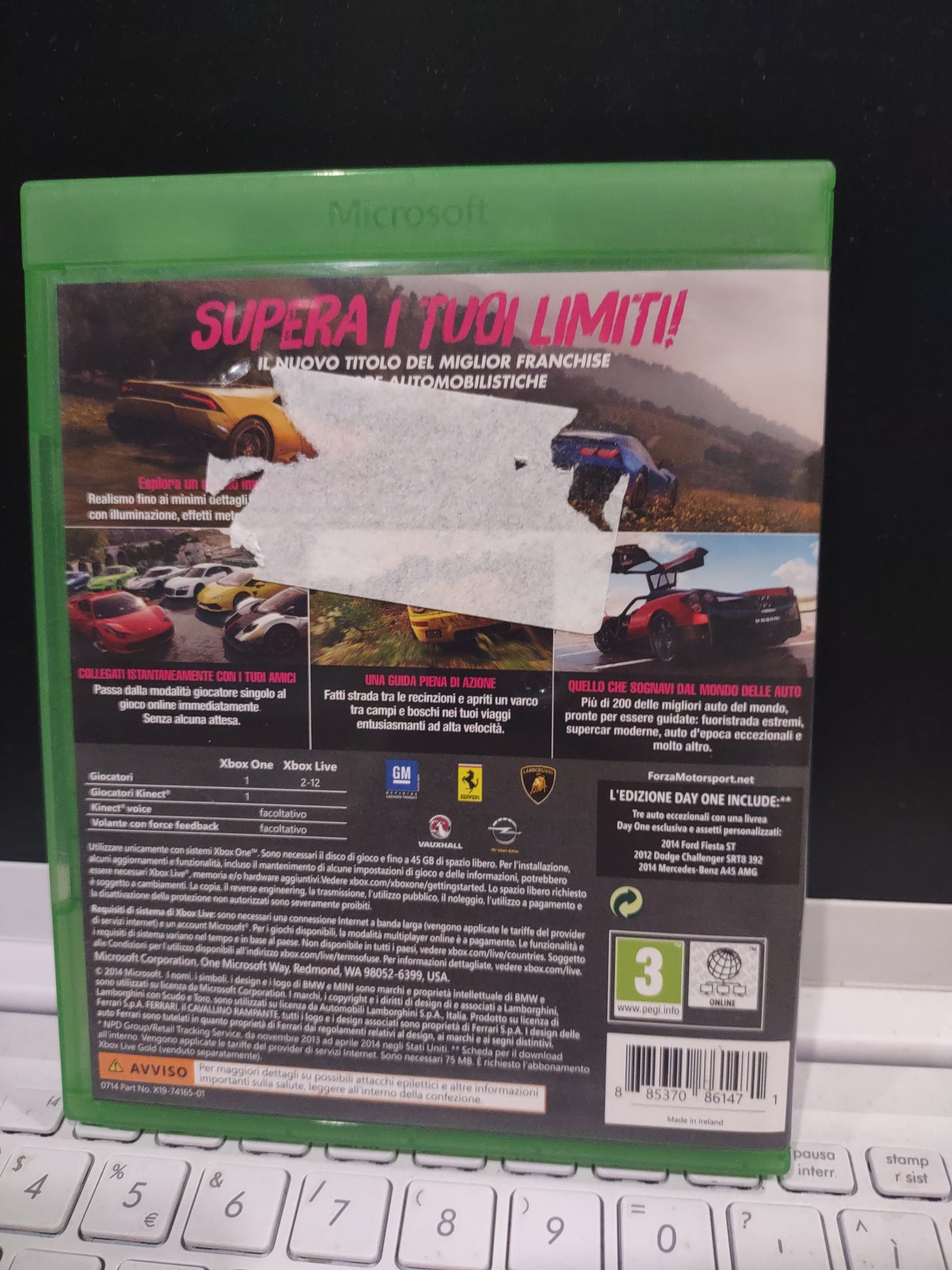 Gioco Xbox One forza Motorsport Horizon 2