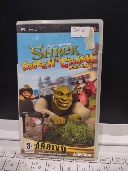 Gioco psp PlayStation portable Shrek smashn'crash racing