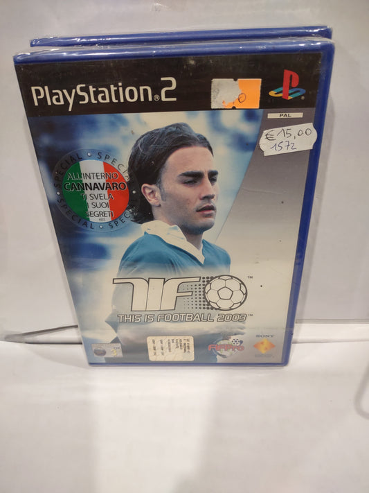 Gioco PlayStation PS2 this Is football 2003 sigillato