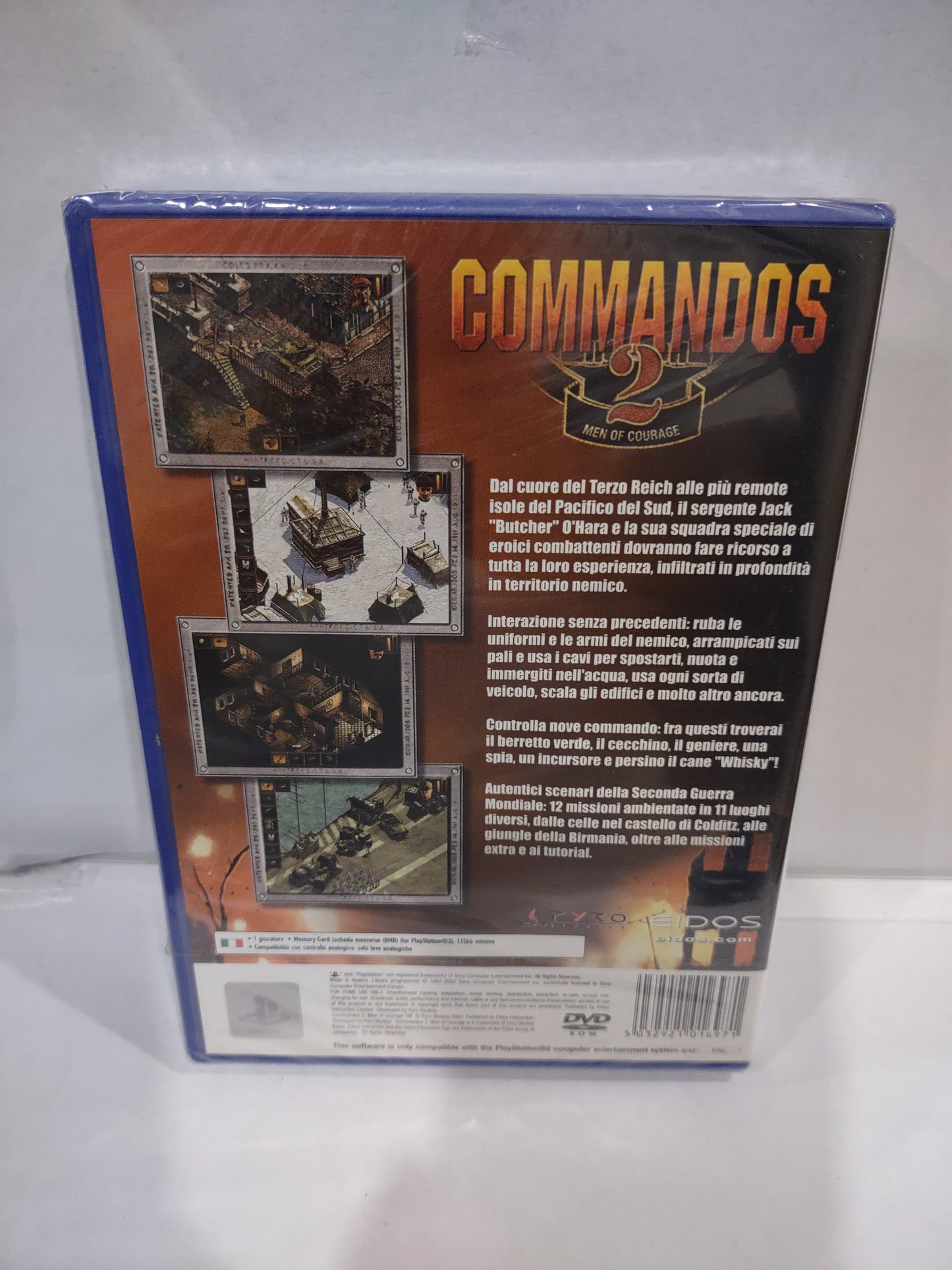 Gioco PlayStation PS2 Commandos 2 sigillato