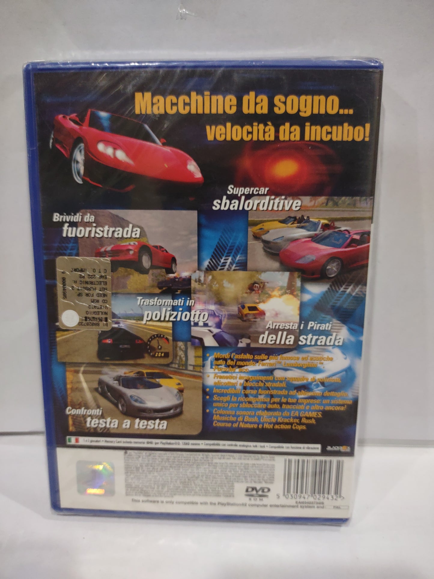 Gioco PlayStation PS2 Need for Speed hot pursuit sigillato