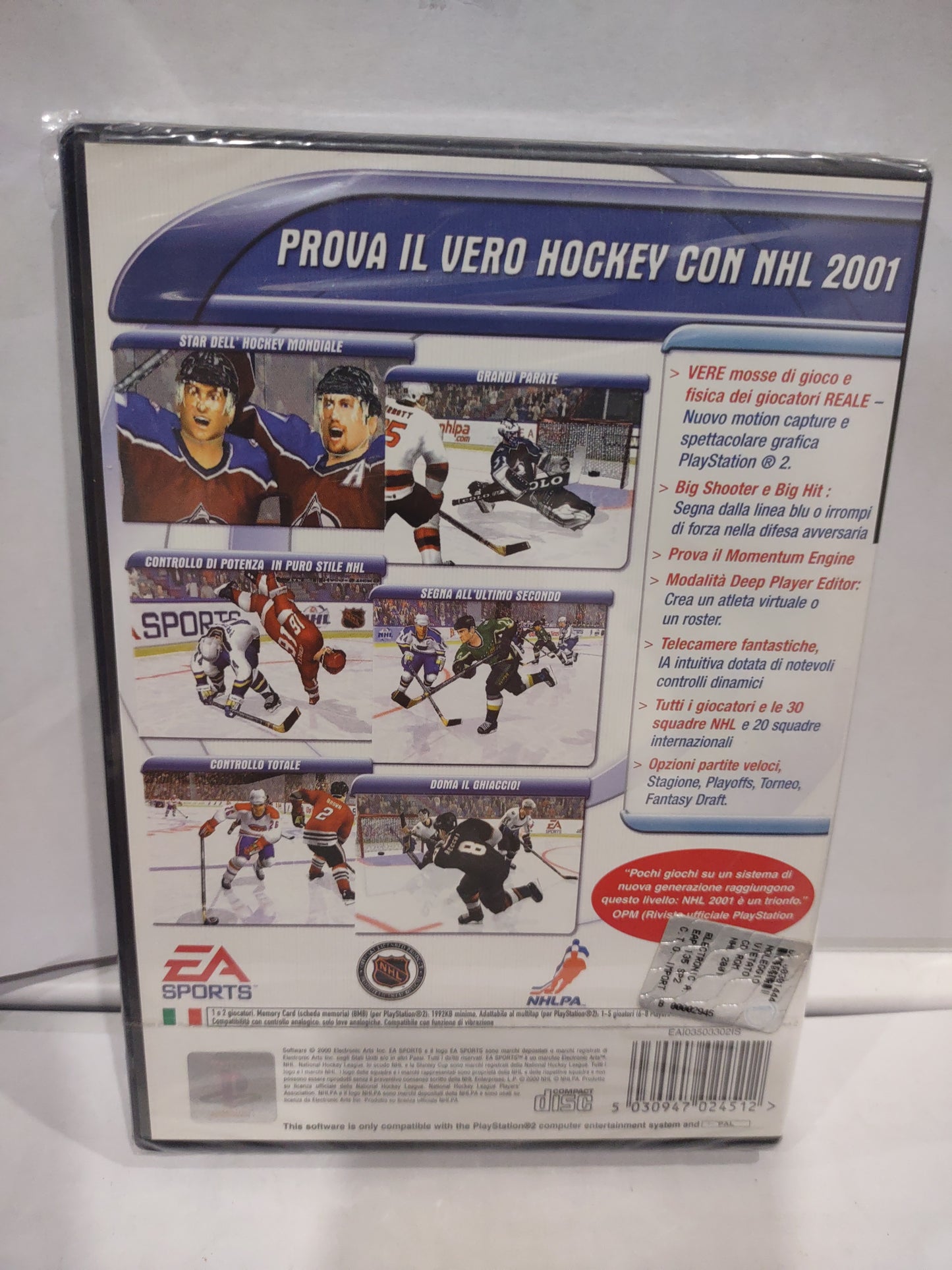 Gioco PlayStation PS2 NHL 2001