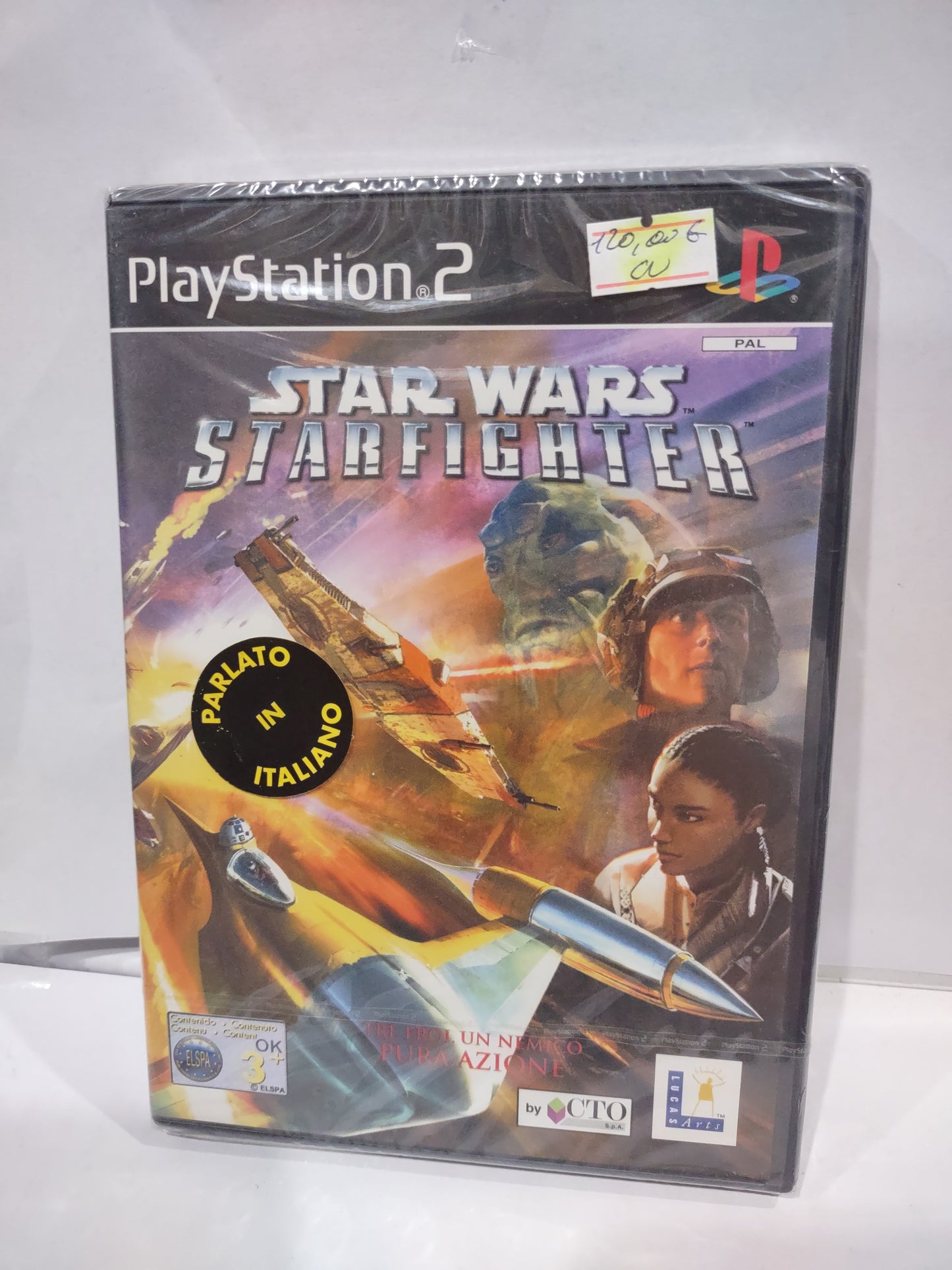 Gioco PlayStation PS2 Star Wars Starfighter sigillato