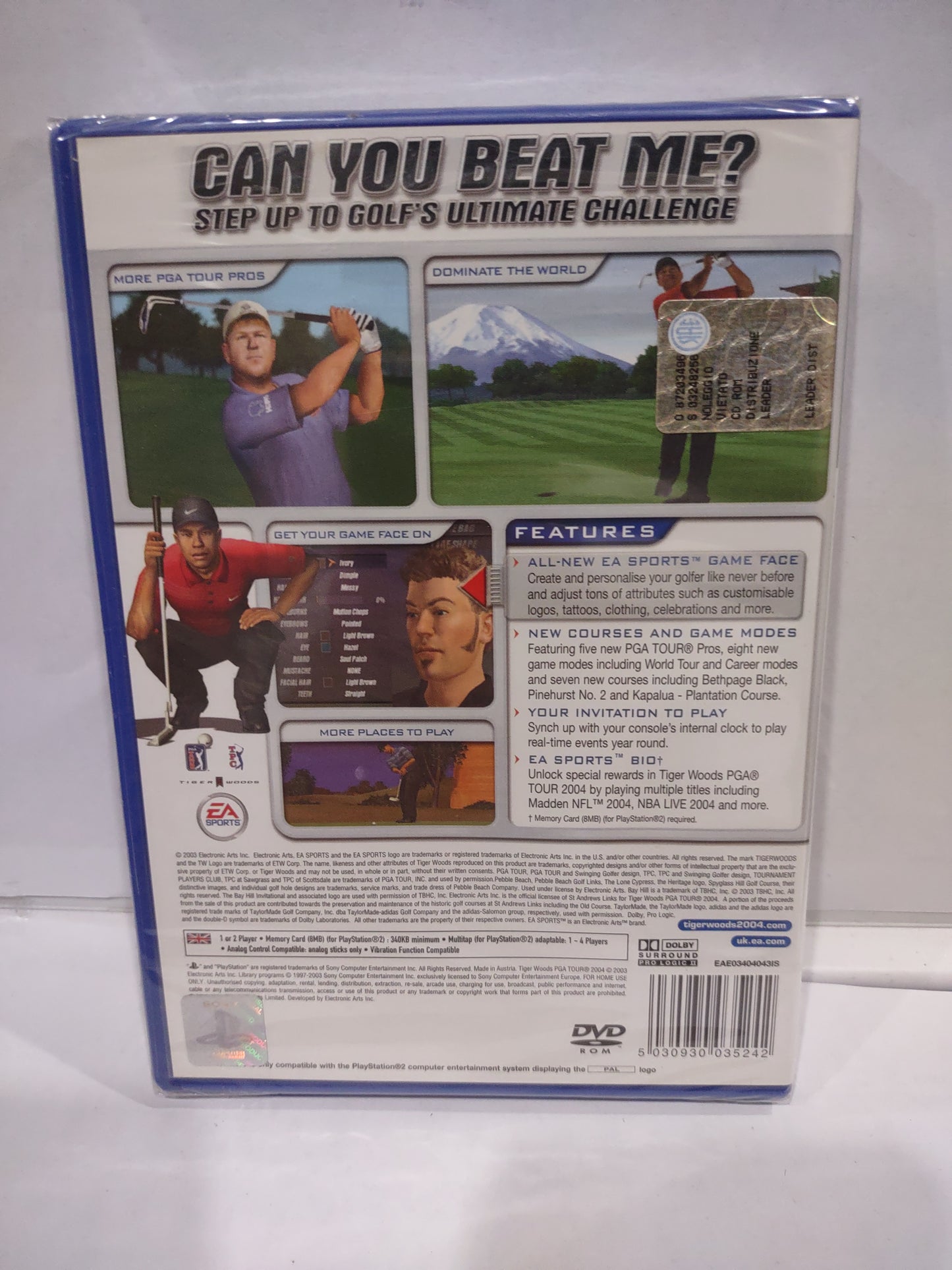 Gioco PlayStation PS2 Tiger Woods PGA Tour 2004