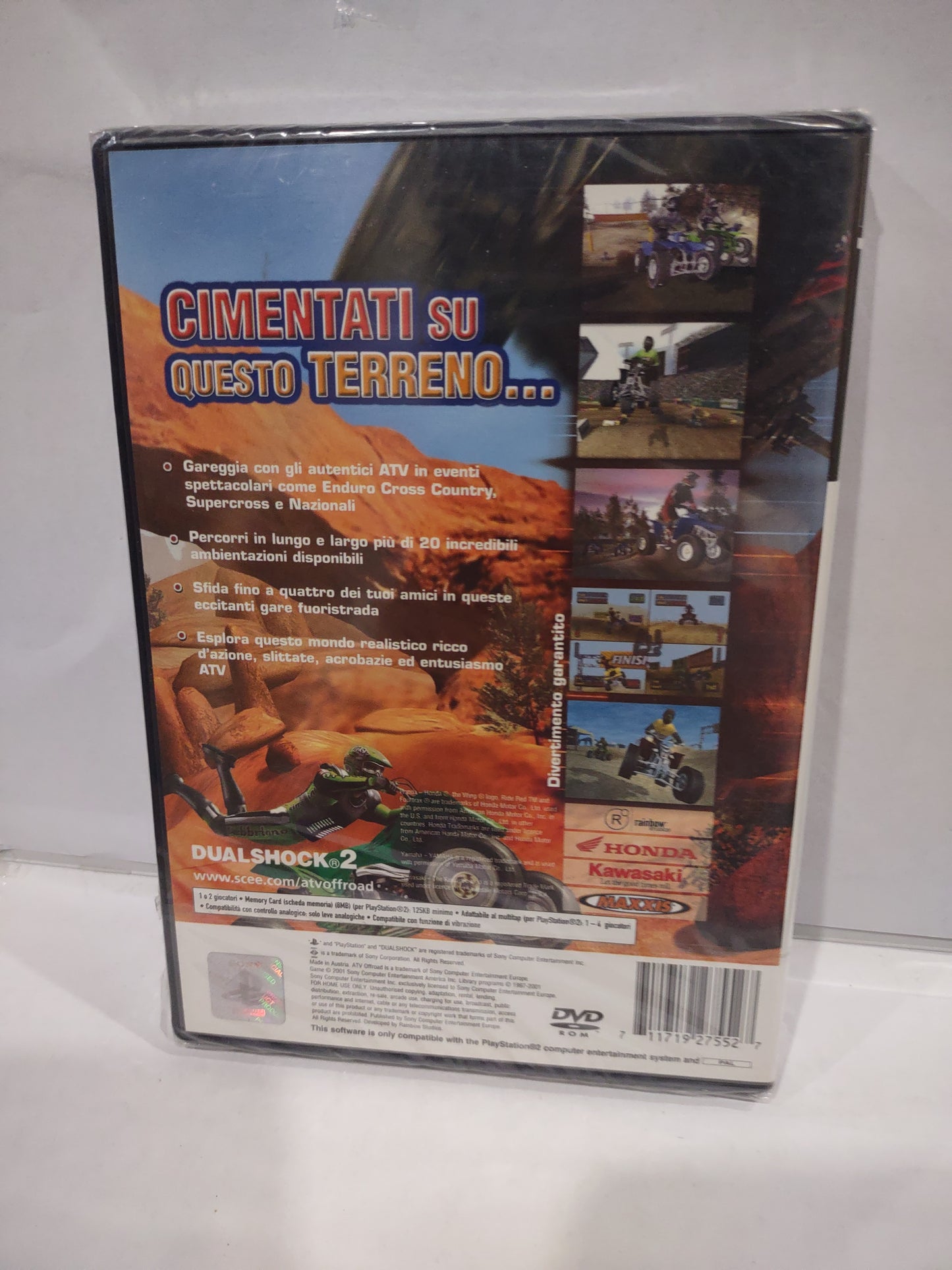 Gioco PlayStation PS2 ATV offroad sigillato