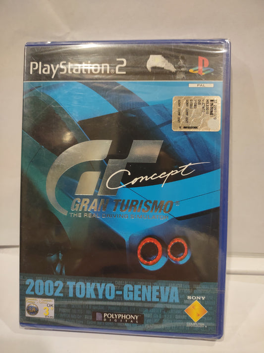 Gioco PlayStation PS2 gran turismo concept 2002 Tokyo Geneva sigillato