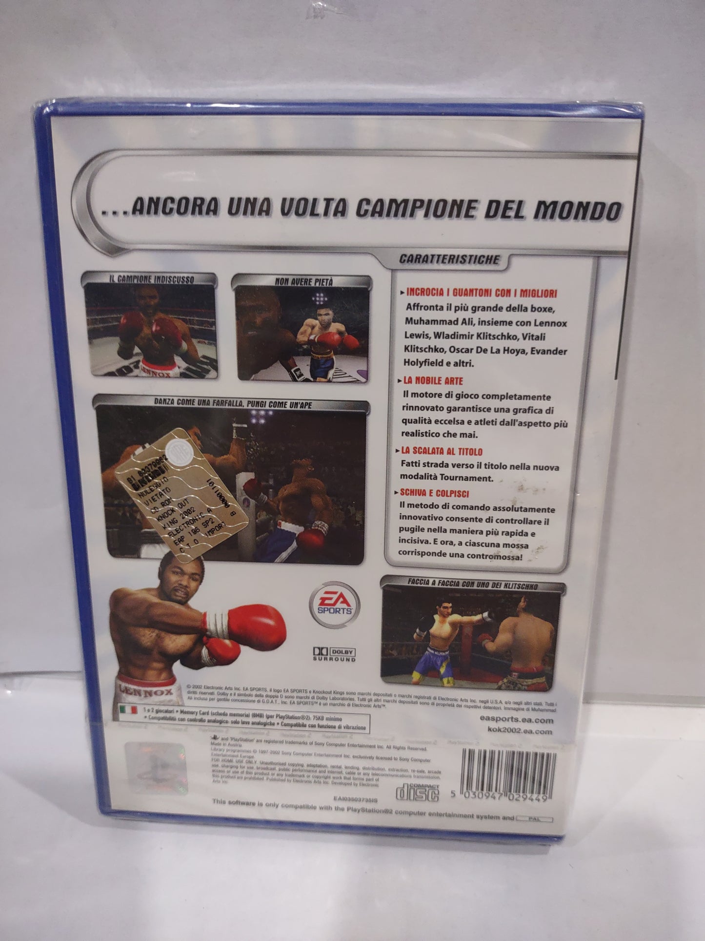 Gioco PlayStation PS2 knockout Kings 2002 sigillato