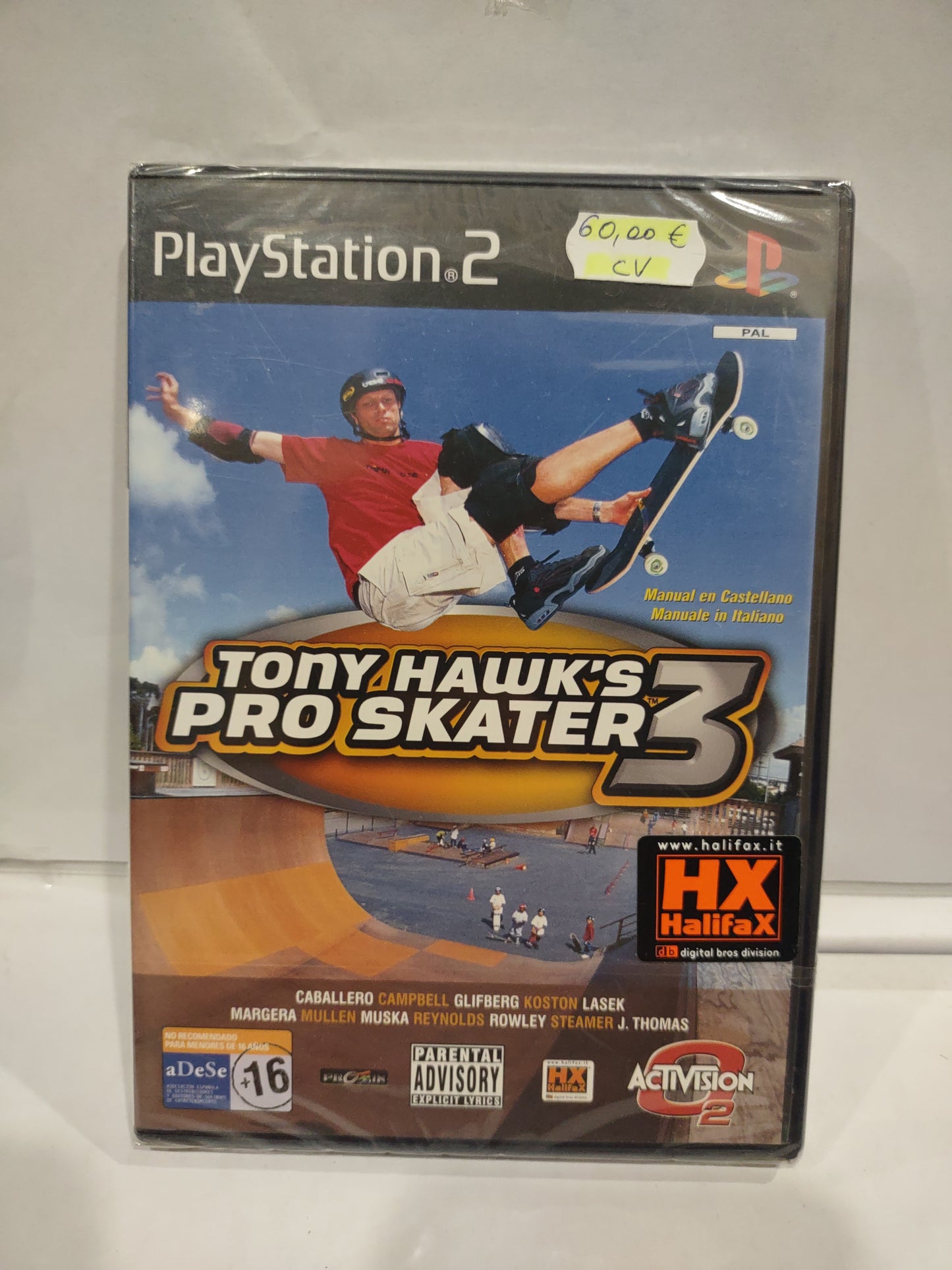 Gioco PlayStation PS2 sigillato Tony Hawk's pro skater 3