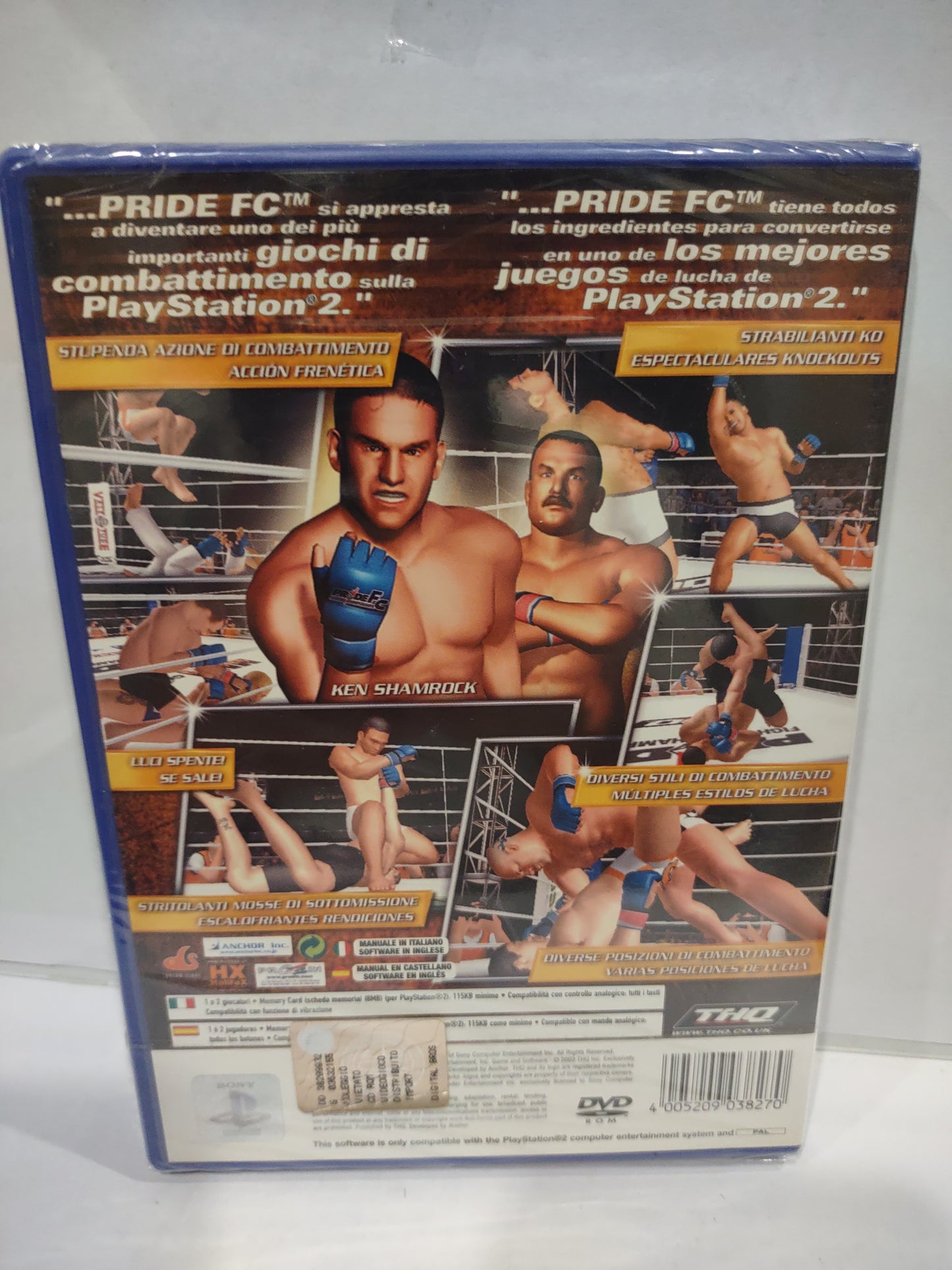 Gioco PlayStation PS2 sigillato pride fighting Championship