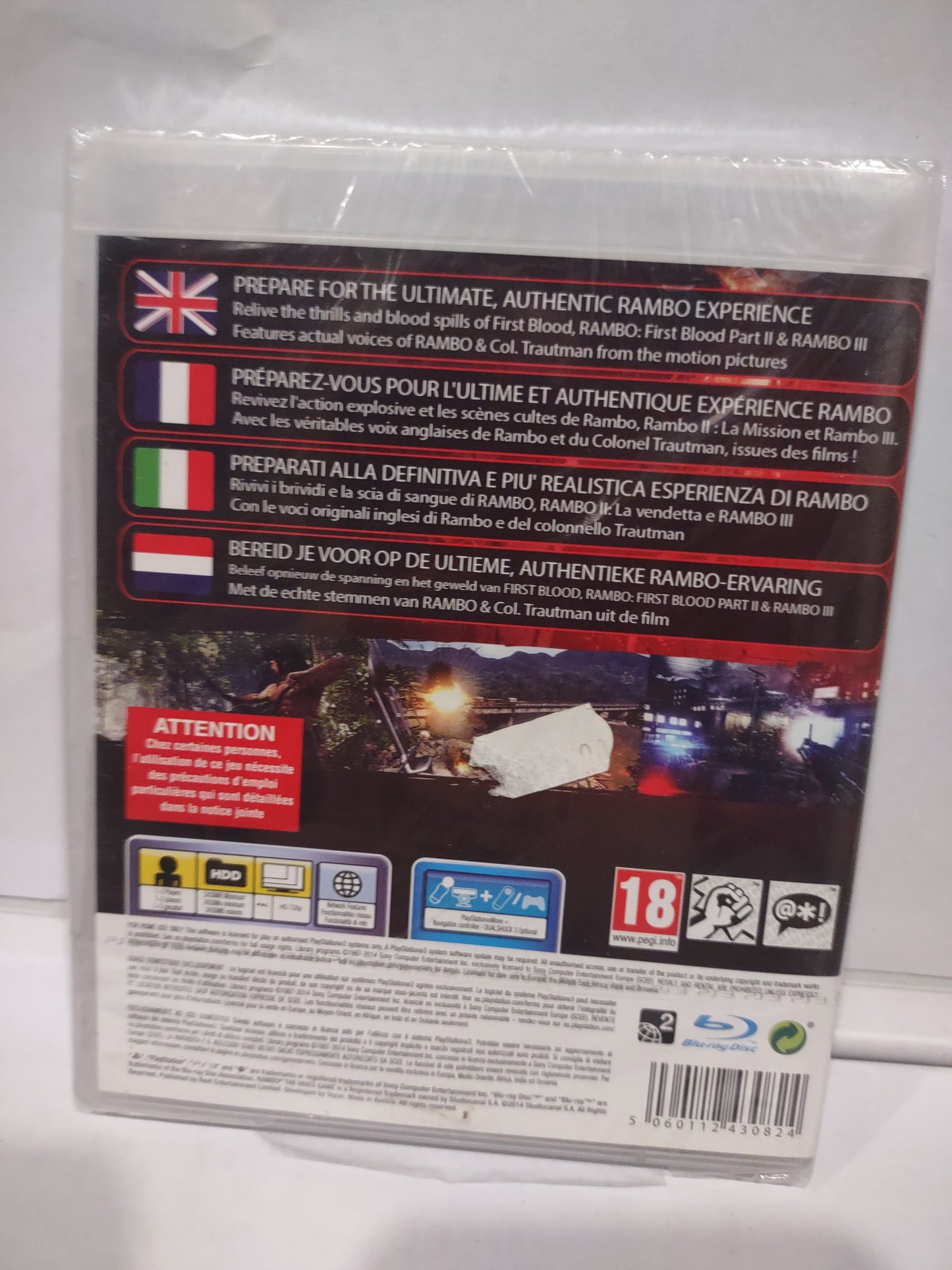 Gioco PlayStation ps3 sigillato Rambo the videogame Eur