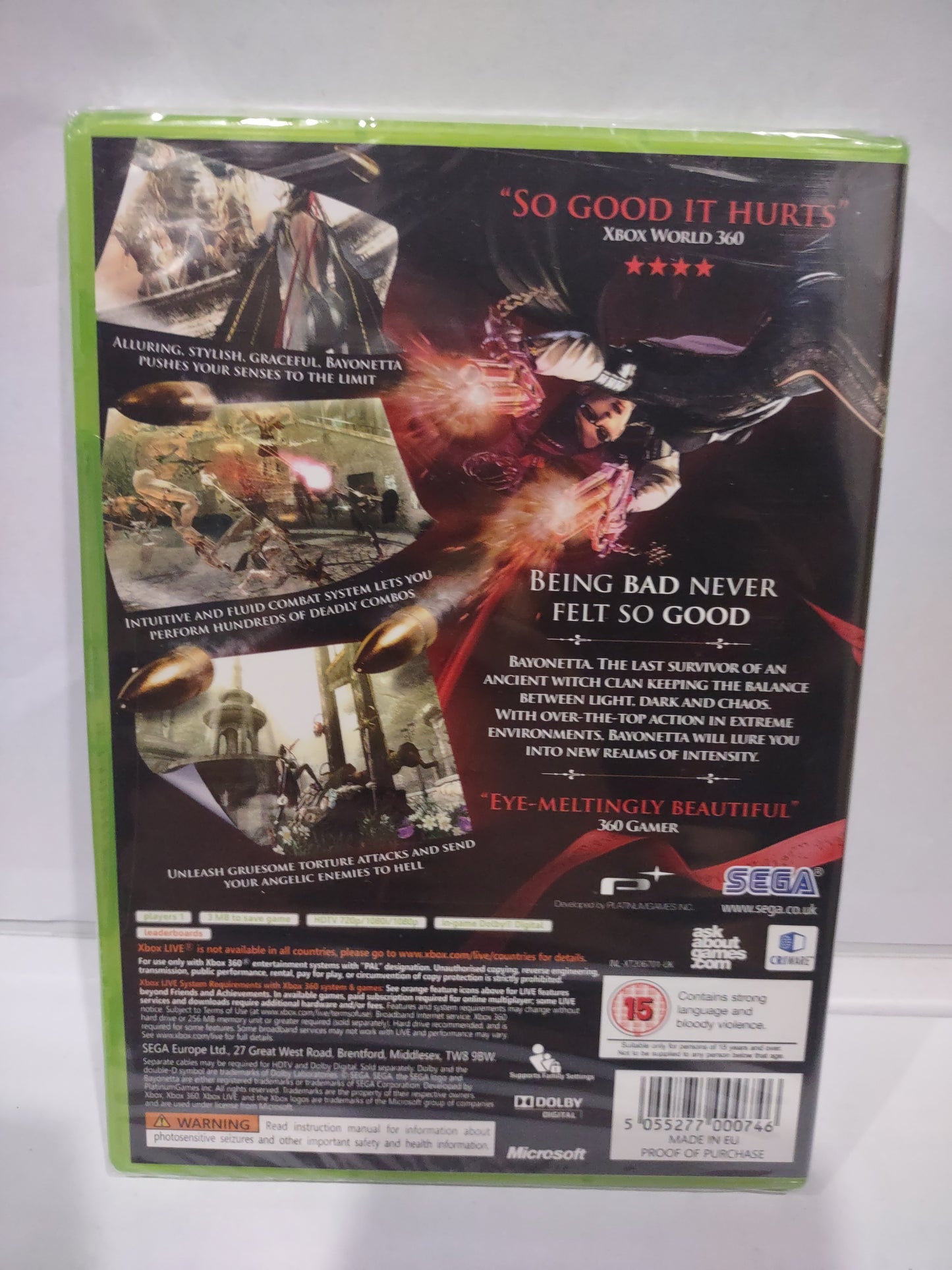 Gioco Xbox 360 bayonetta sigillato