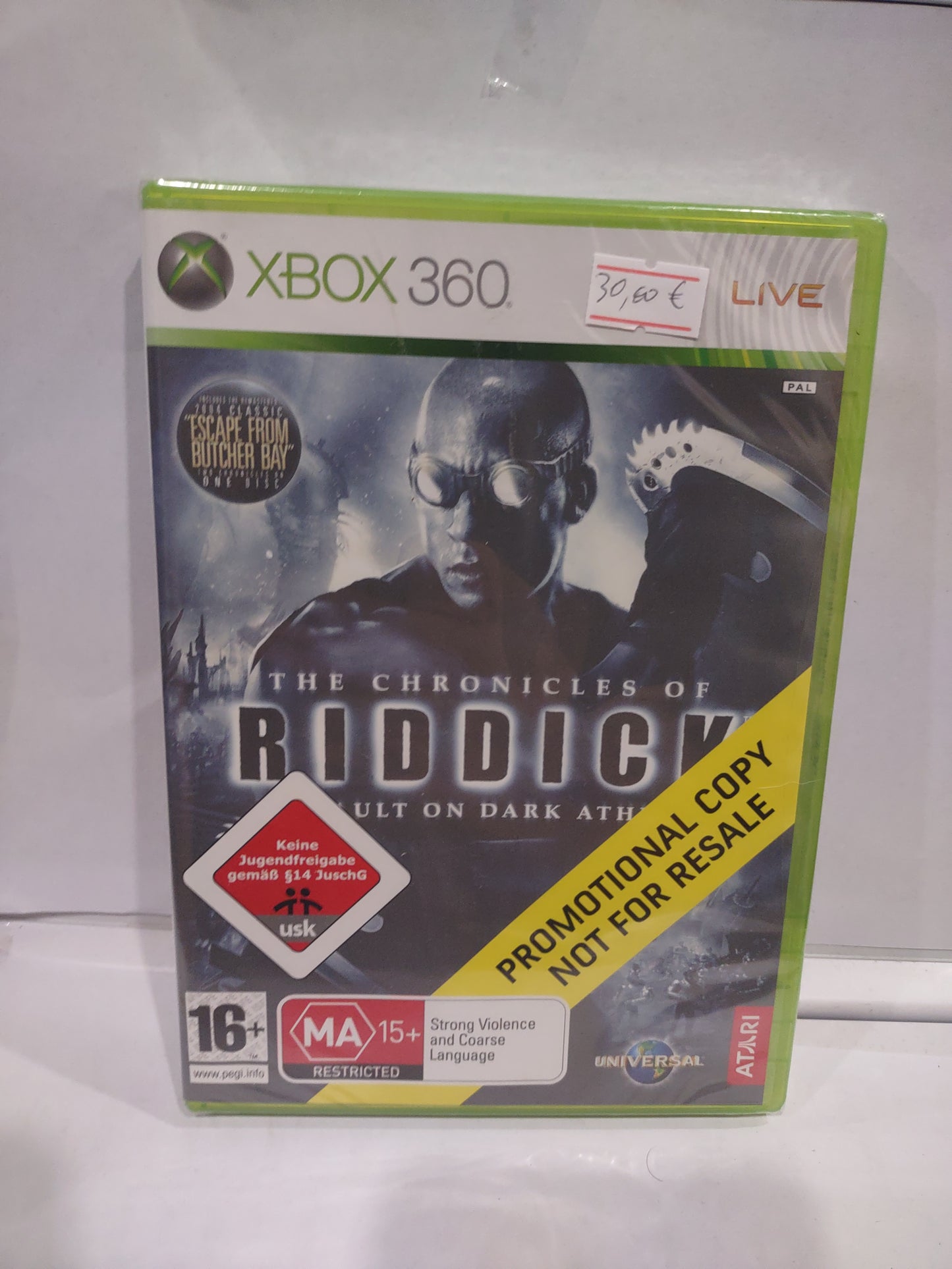 Gioco Xbox 360 promotional Copy the Chronicles of Riddick