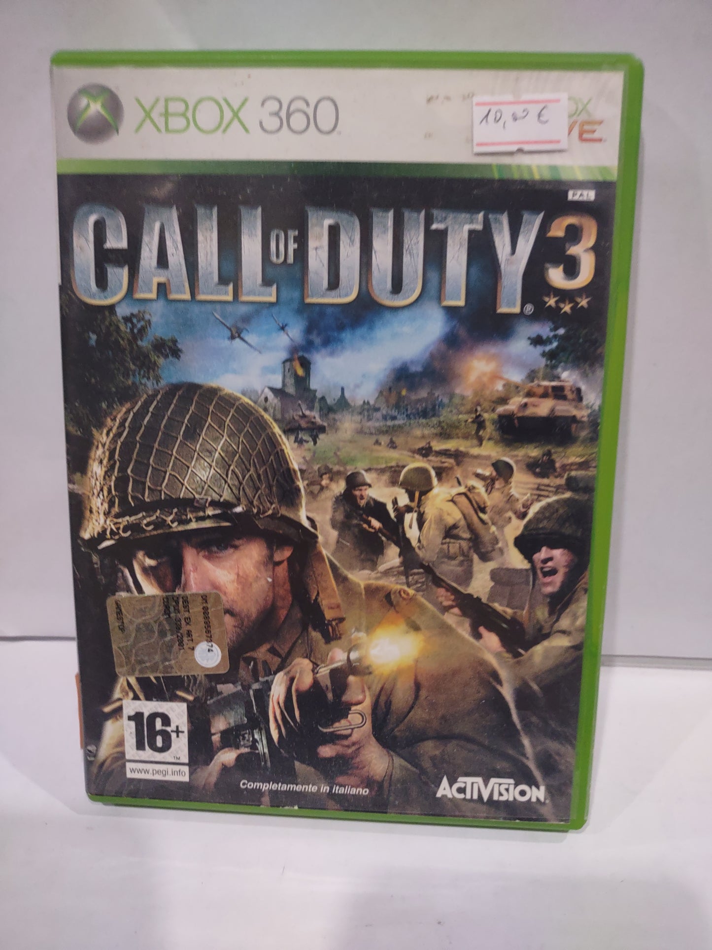 Gioco Xbox 360 call of duty 3 ita