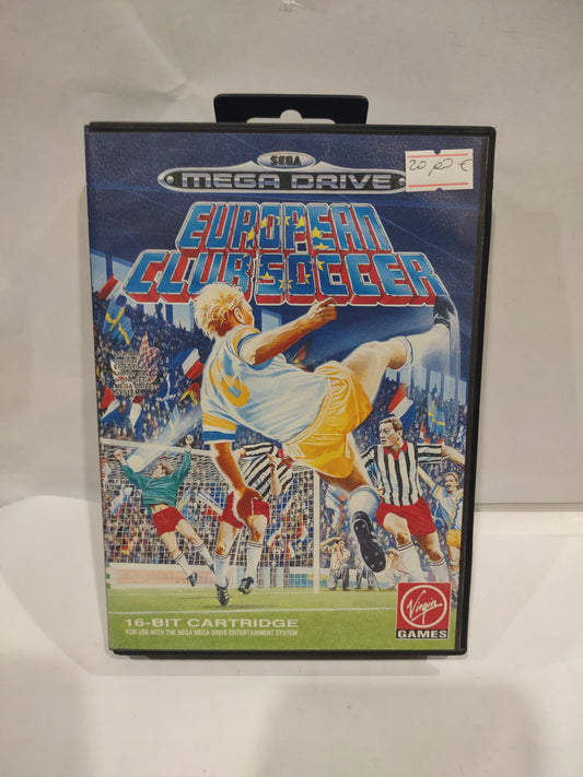 Gioco sega mega drive european club soccer