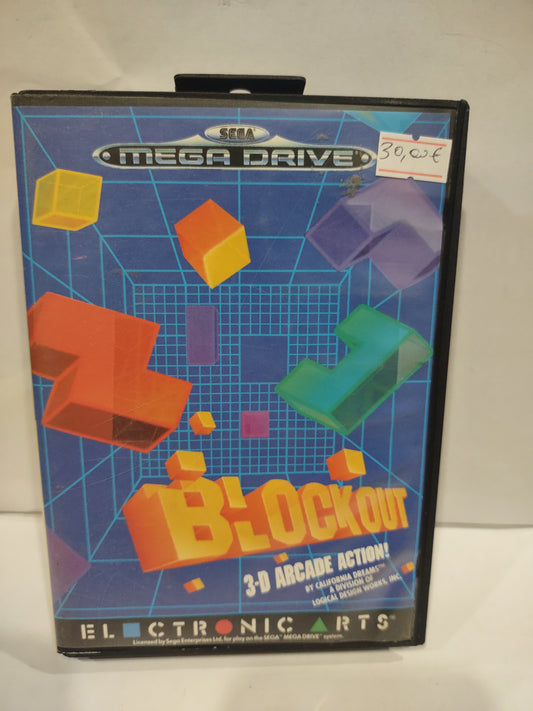 Gioco sega mega drive blockout