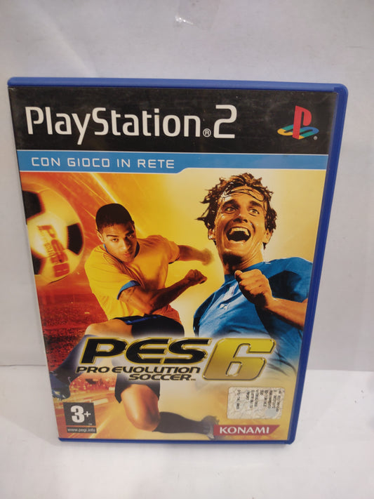 Gioco PlayStation PS2 Pes 6 Pro Evolution soccer