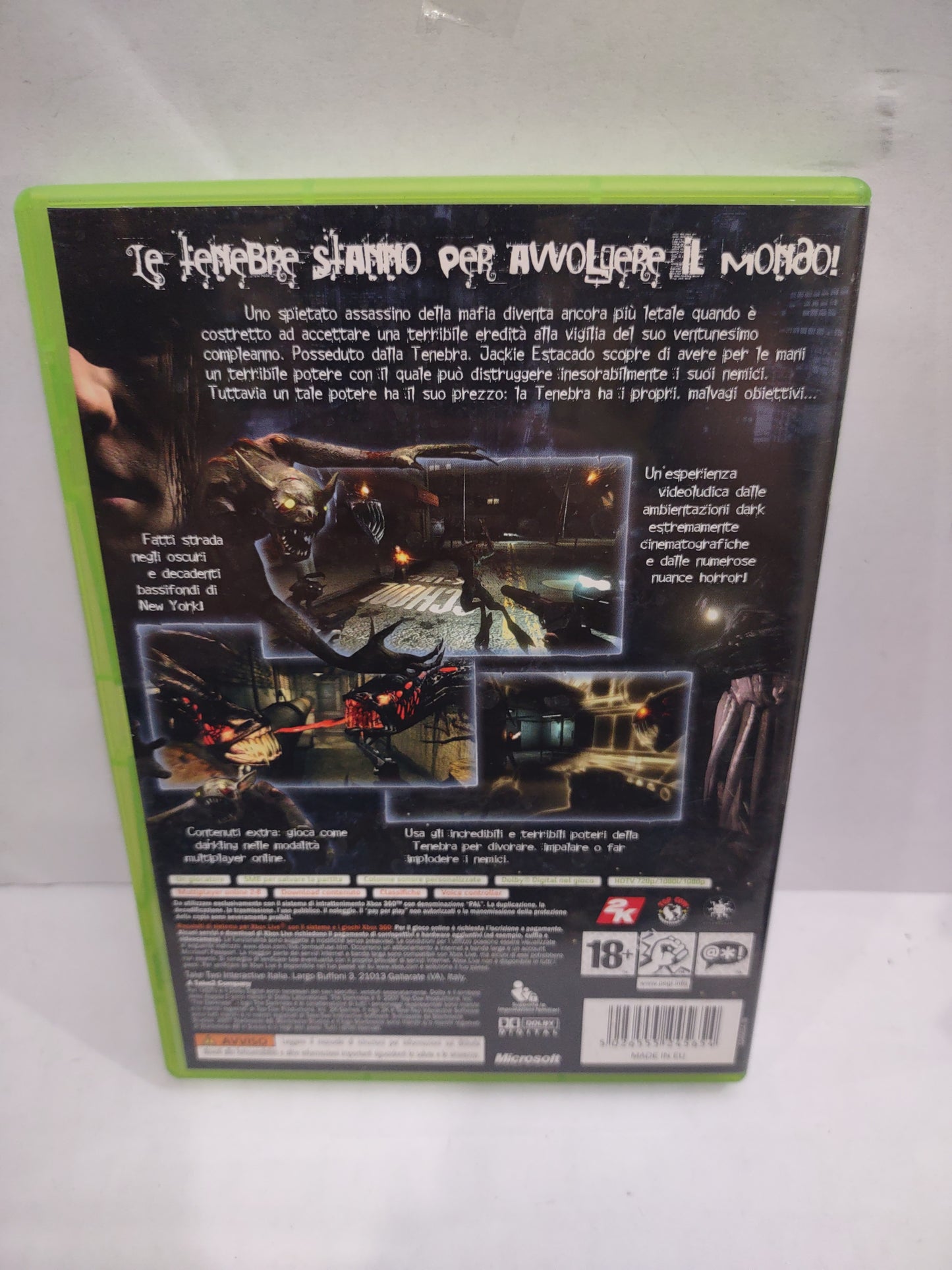 Gioco Xbox 360 the darkness italiano