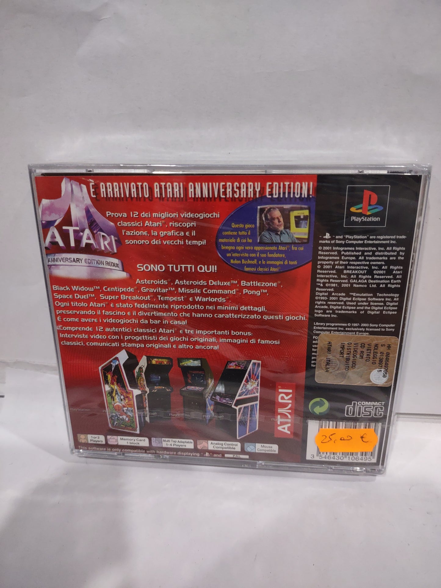 Gioco PlayStation PS1 Atari anniversary edition redux sigillato