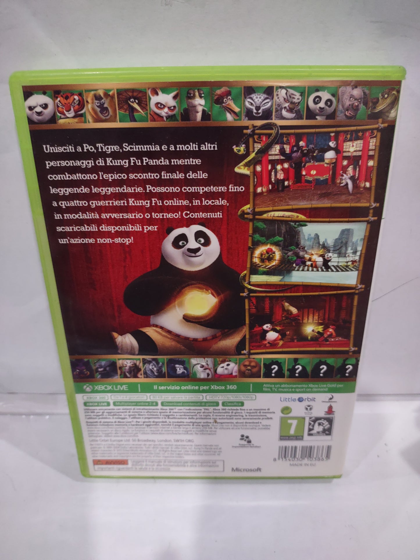 Jaguar x-box 360 Kung fu Panda scontro finale delle leggende leggendarie