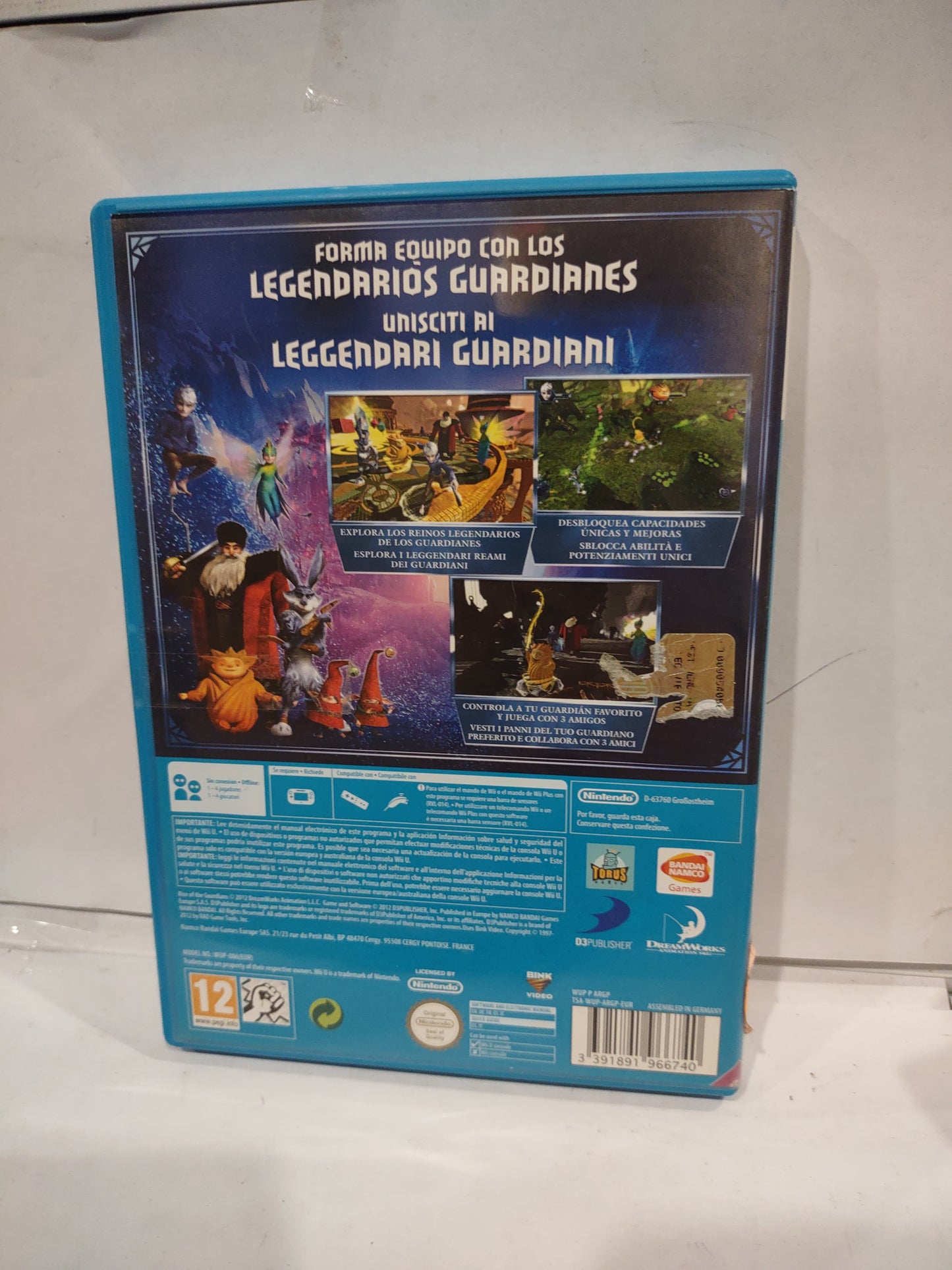 Gioco Nintendo Wii u Rise of the guardians