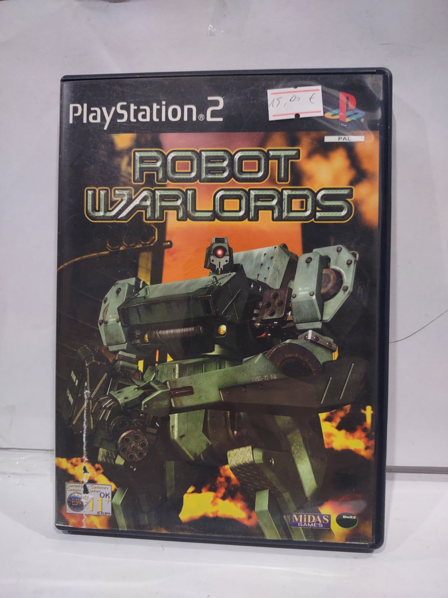 Gioco PlayStation PS2 robot warlords