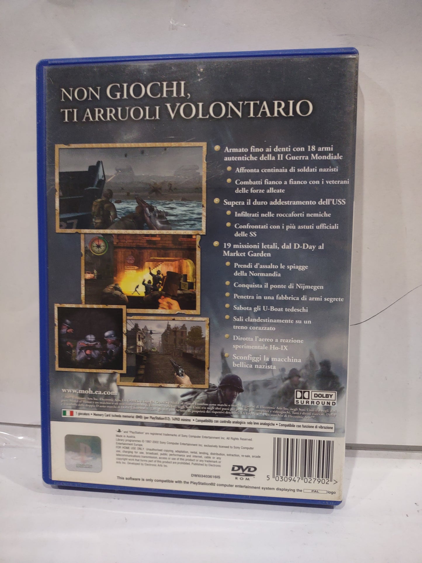 Gioco PlayStation PS2 metal of Honor Frontline