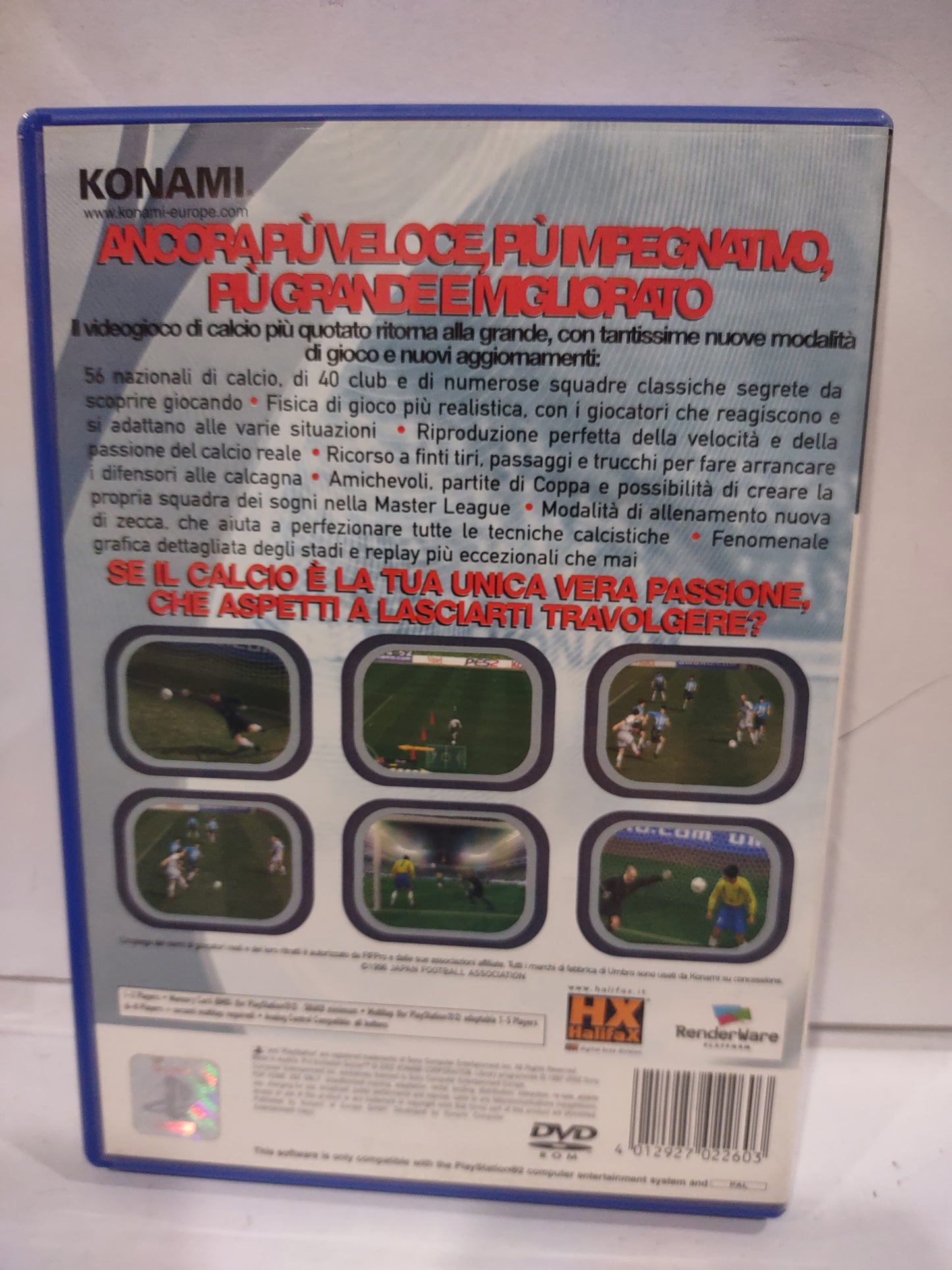 Gioco PlayStation 2 PS2 Pro Evolution soccer 2 PES