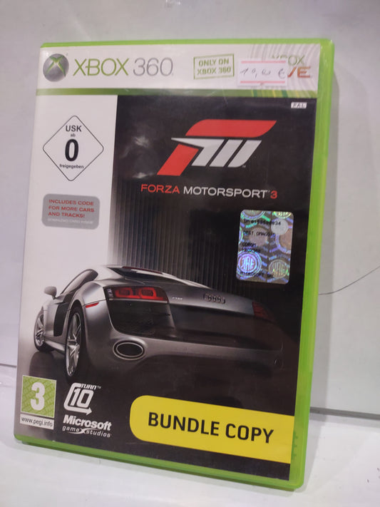 Gioco Xbox 360 forza Motorsport 3 bundle Copy