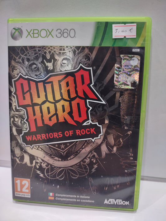 Gioco Xbox Guitar Hero Warriors of rock