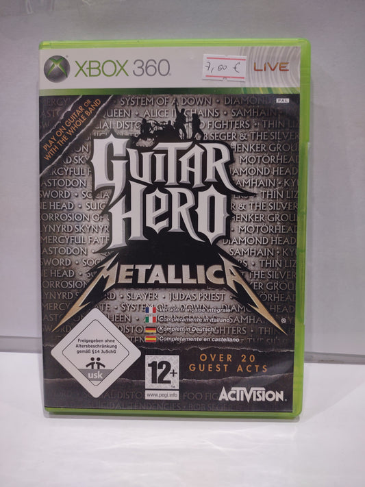 Gioco Xbox 360 Guitar Hero Metallica