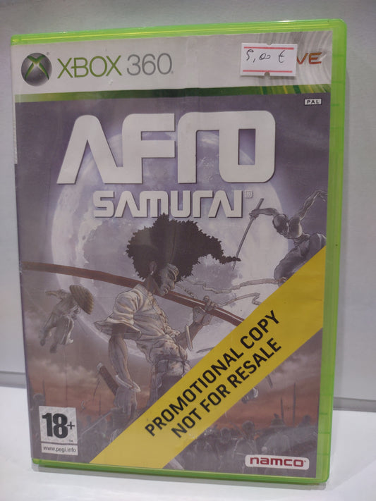 Gioco Xbox 360 Afro samurai promotional Copy