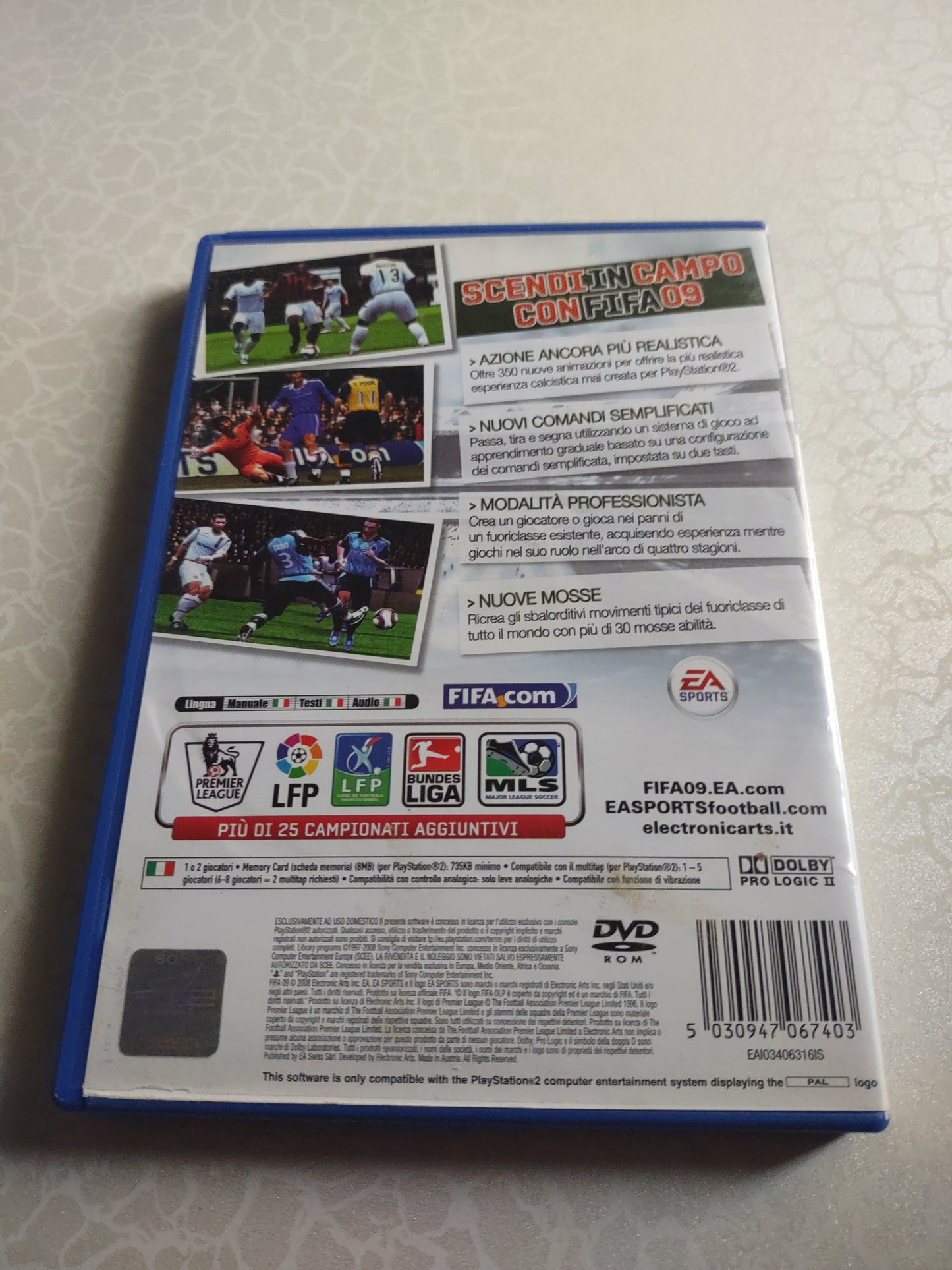 Gioco PlayStation PS2 fifa 09