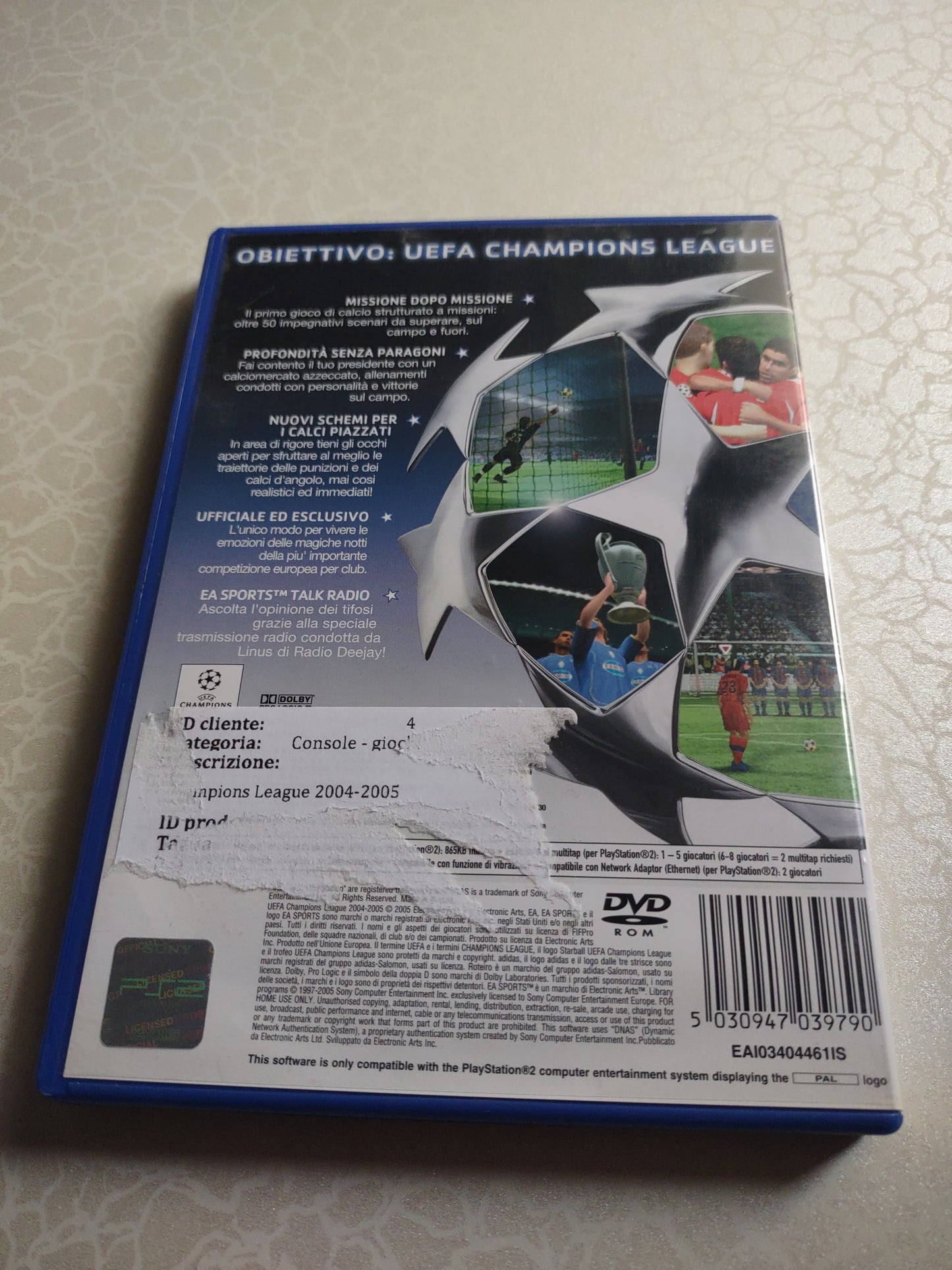 Gioco PlayStation PS2 UEFA Champions League 2004-2005