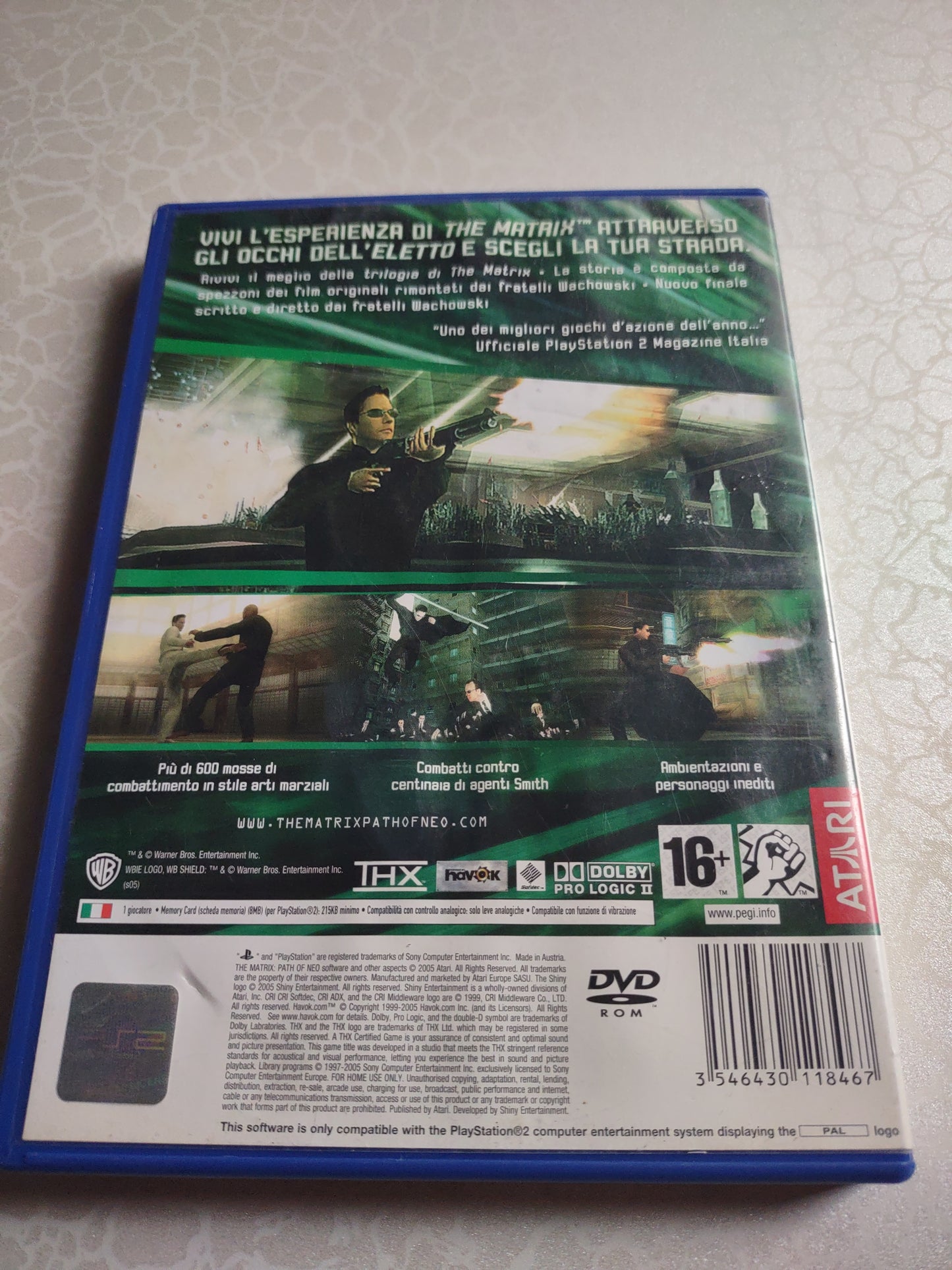 Gioco PlayStation PS2 the Matrix Path of neo