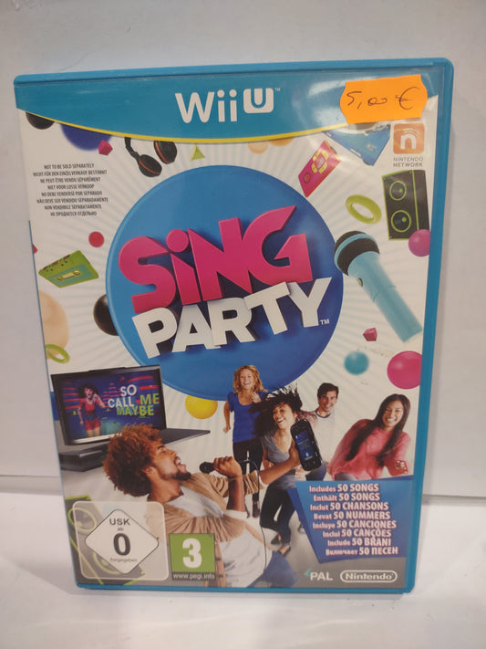 Gioco Nintendo Wii u sing party
