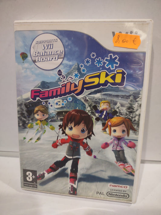 Gioco Nintendo Wii family Ski PAL