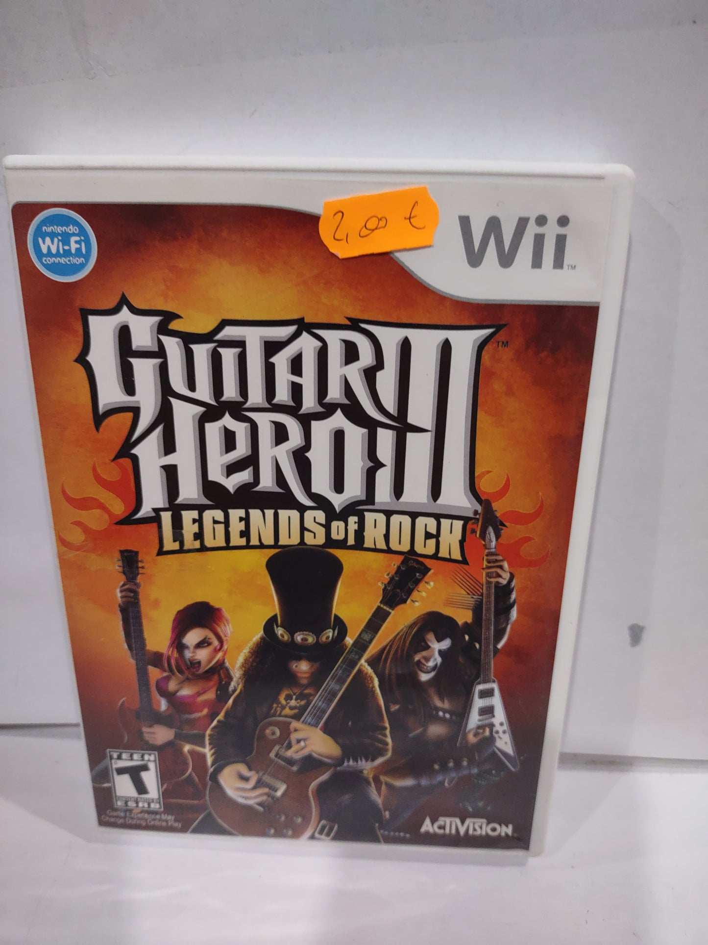 Gioco Nintendo Wii usa Guitar Hero 3