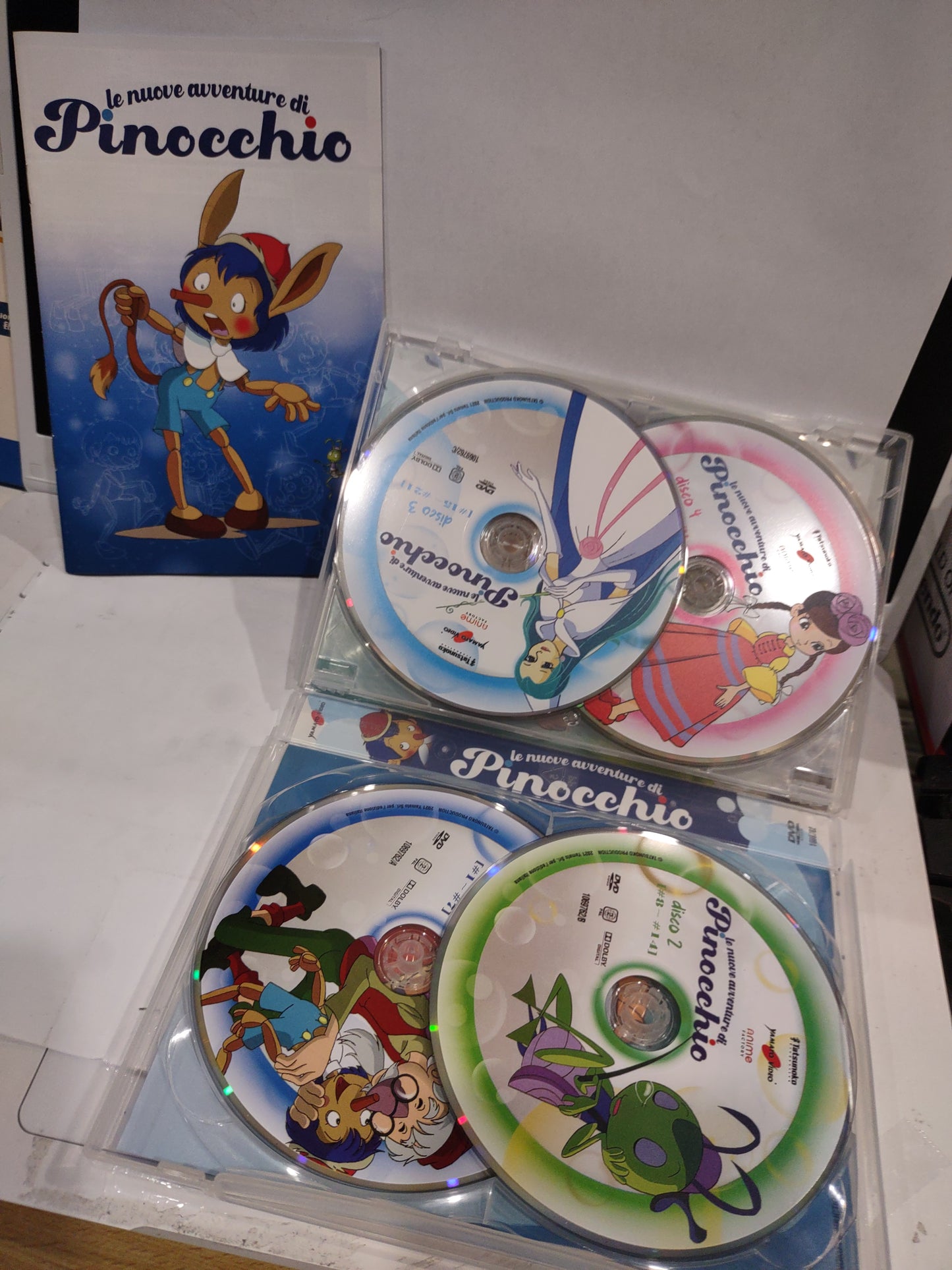 DVD cofanetto tiratura limitata le nuove avventure di Pinocchio  box set box set Yamato video