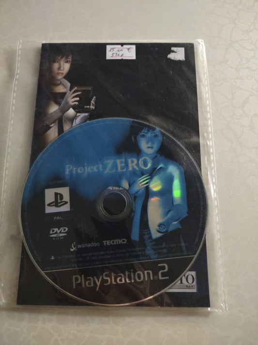 Gioco PlayStation PS2 project zero PAL